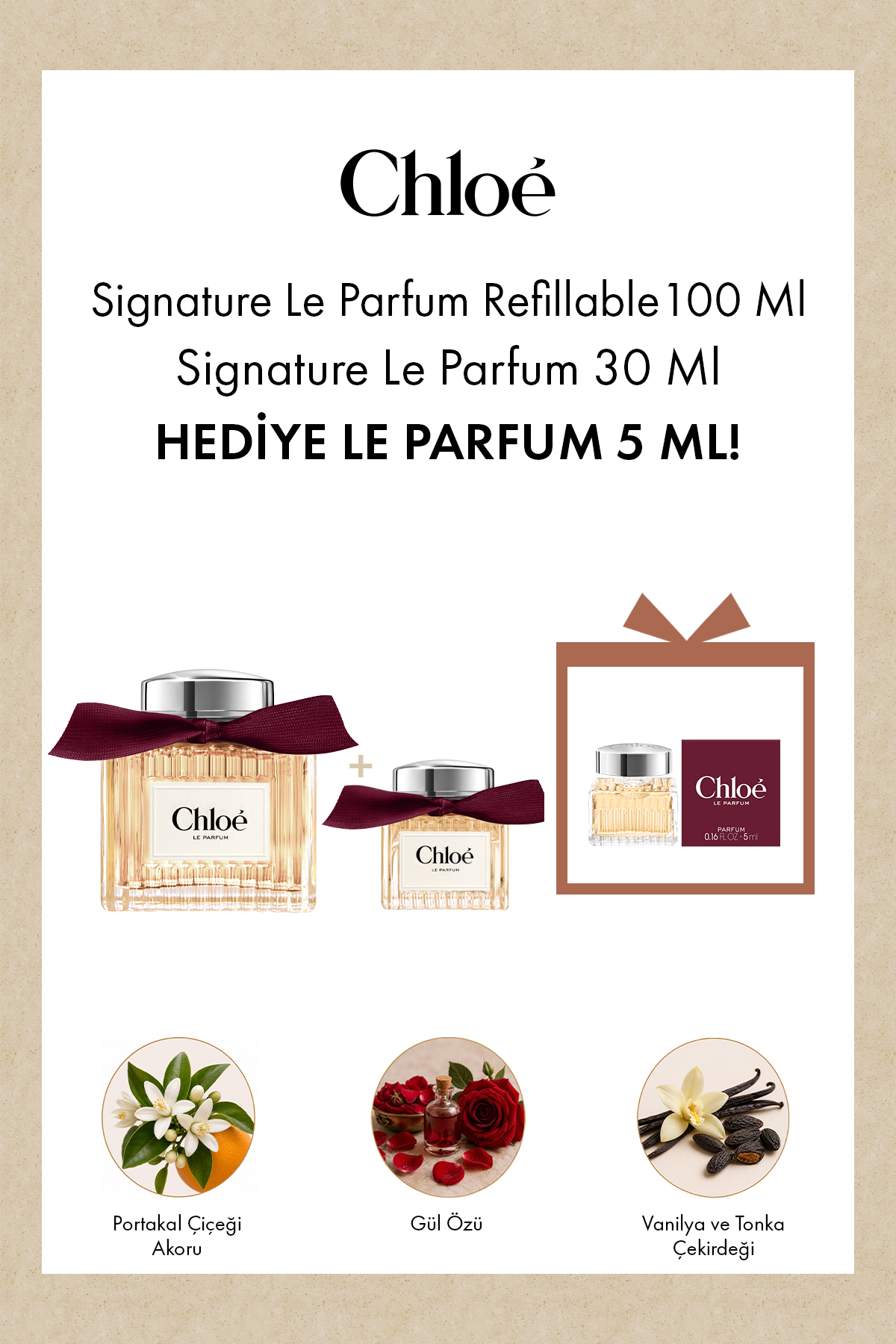CHLOE عطر زنانه Signature Le Parfum (100 ML + 30 ML + 5 ML EDP) — 8681003005579