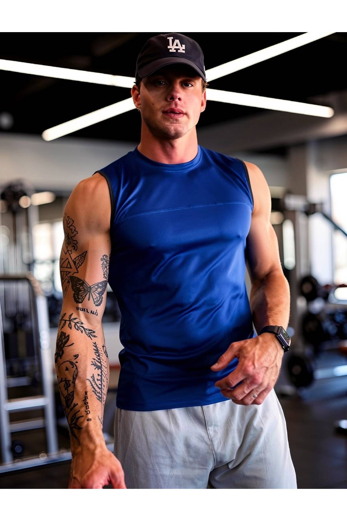 kalawear Erkek 3'LÜ Scuba Fit Gym Fitness Sporcu T-shirt görsel 3