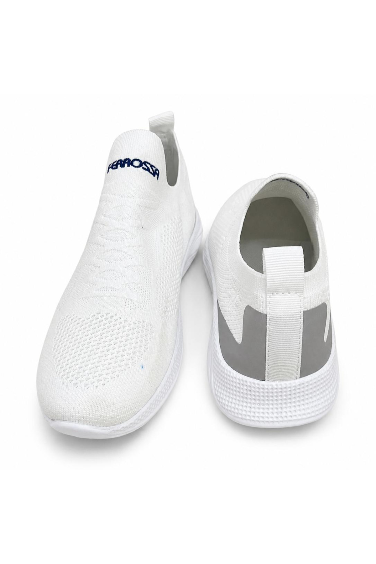 Ferrosa 041 Ortapedik Triko Beyaz Rahat Unisex Spor Ayakkabı — رنگارنگ — تصویر 6 از 6