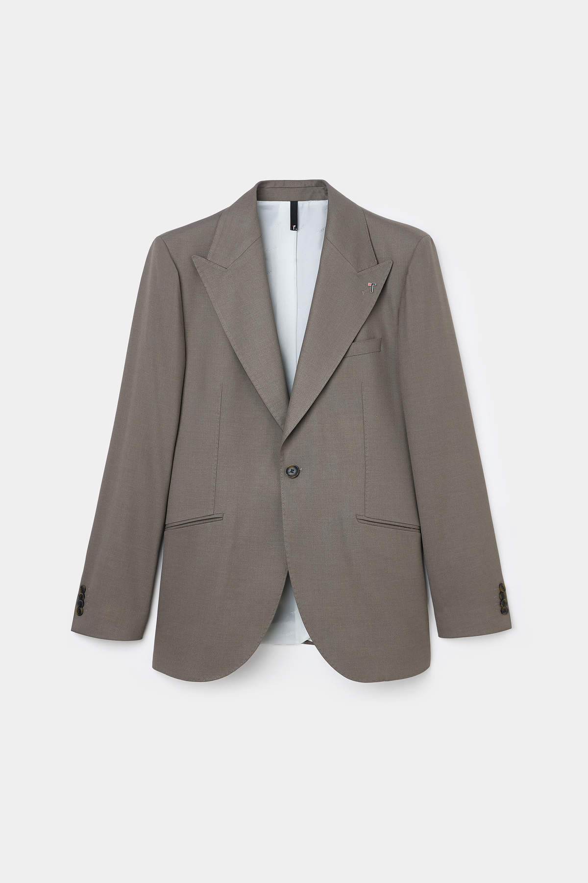Slim Fit Vizon Armürlü Takim Elbise — بژ 6TF05KV03560M — تصویر 5 از 8