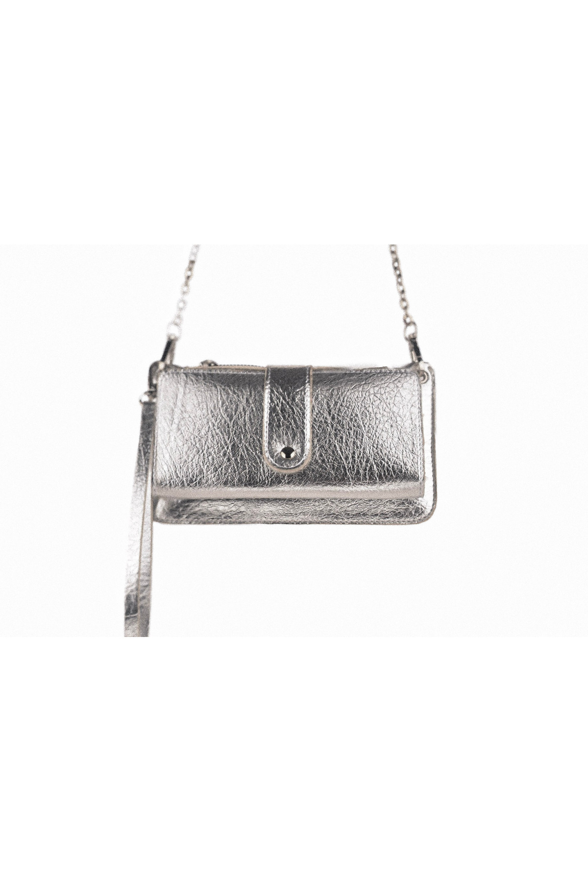 ELİS Multi Compartment Phone Wallet Women's Shoulder Bag with Chain Strap - Glasses and Card Compartment