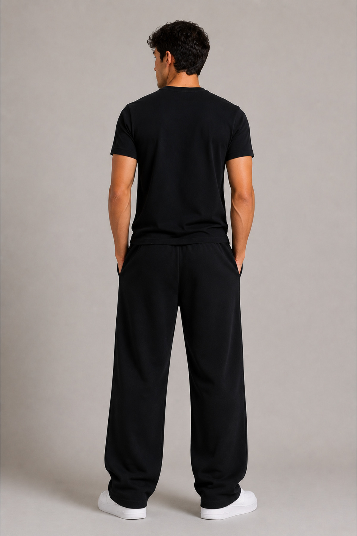 JARVİN Erkek Oversize Eşofman Altı Rahat Kalıp Günlük Şıklık ve Konfor Bir Arada Lounge Wear görsel 5