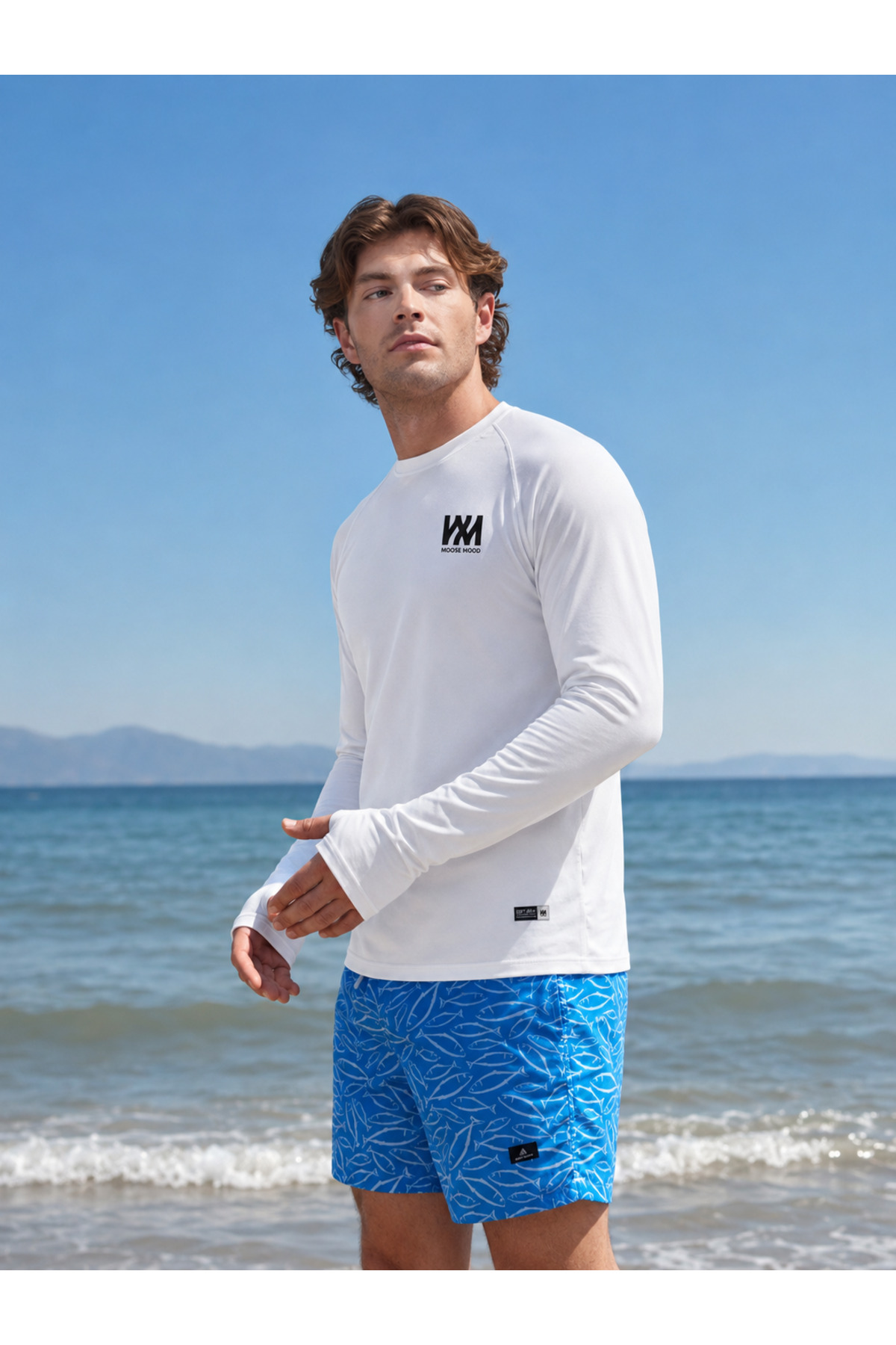 Moose Mood Peak Pro Series Trekking Tırmanış Yürüyüş Sörf Yelken Motosiklet UV 50+ Korumalı Esnek T-Shirt görsel 6