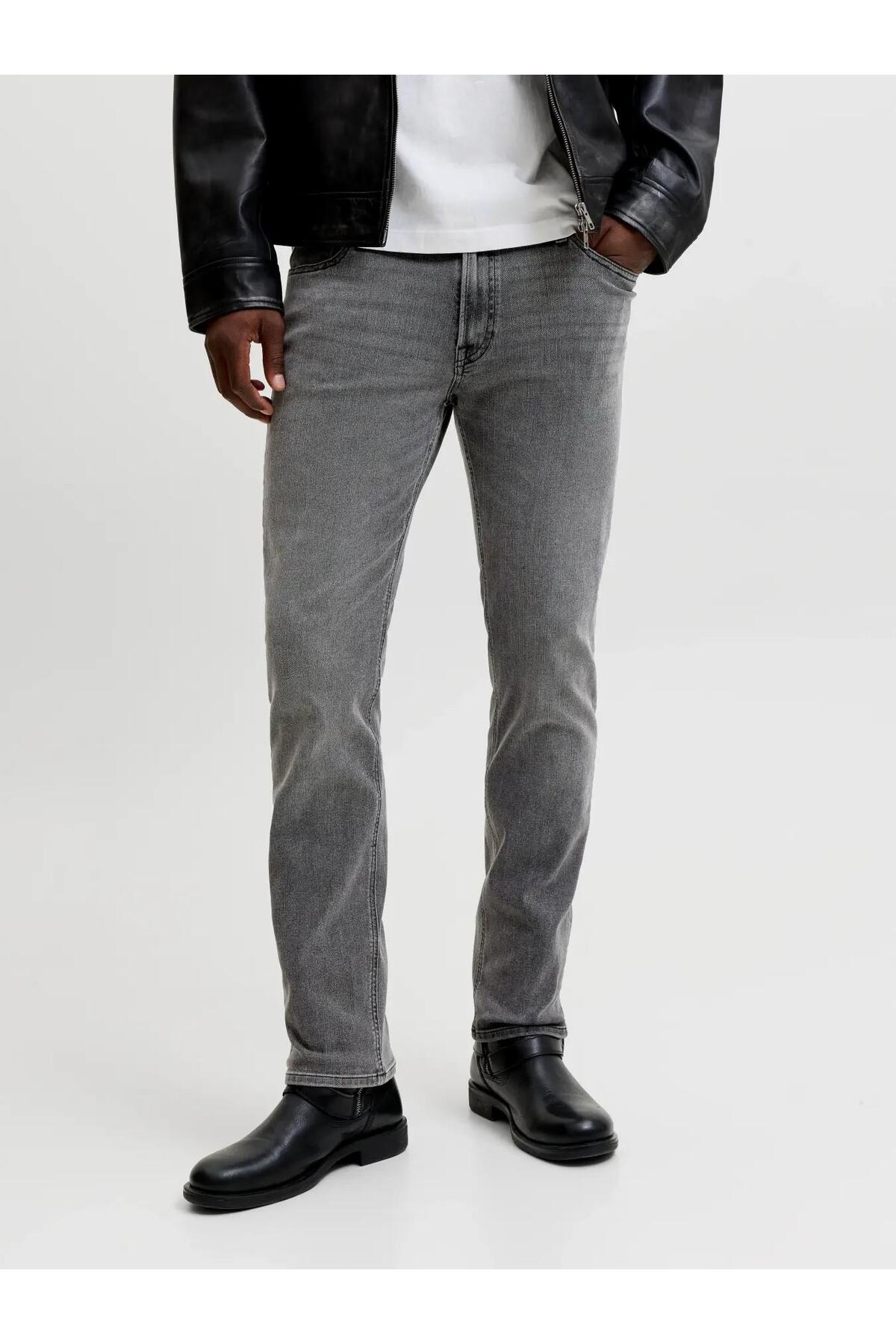 مردانه مشکی Jjıclark Jjbasıc Ha 224 Noos Jean جک اند جونز شلوار جین Jack & Jones