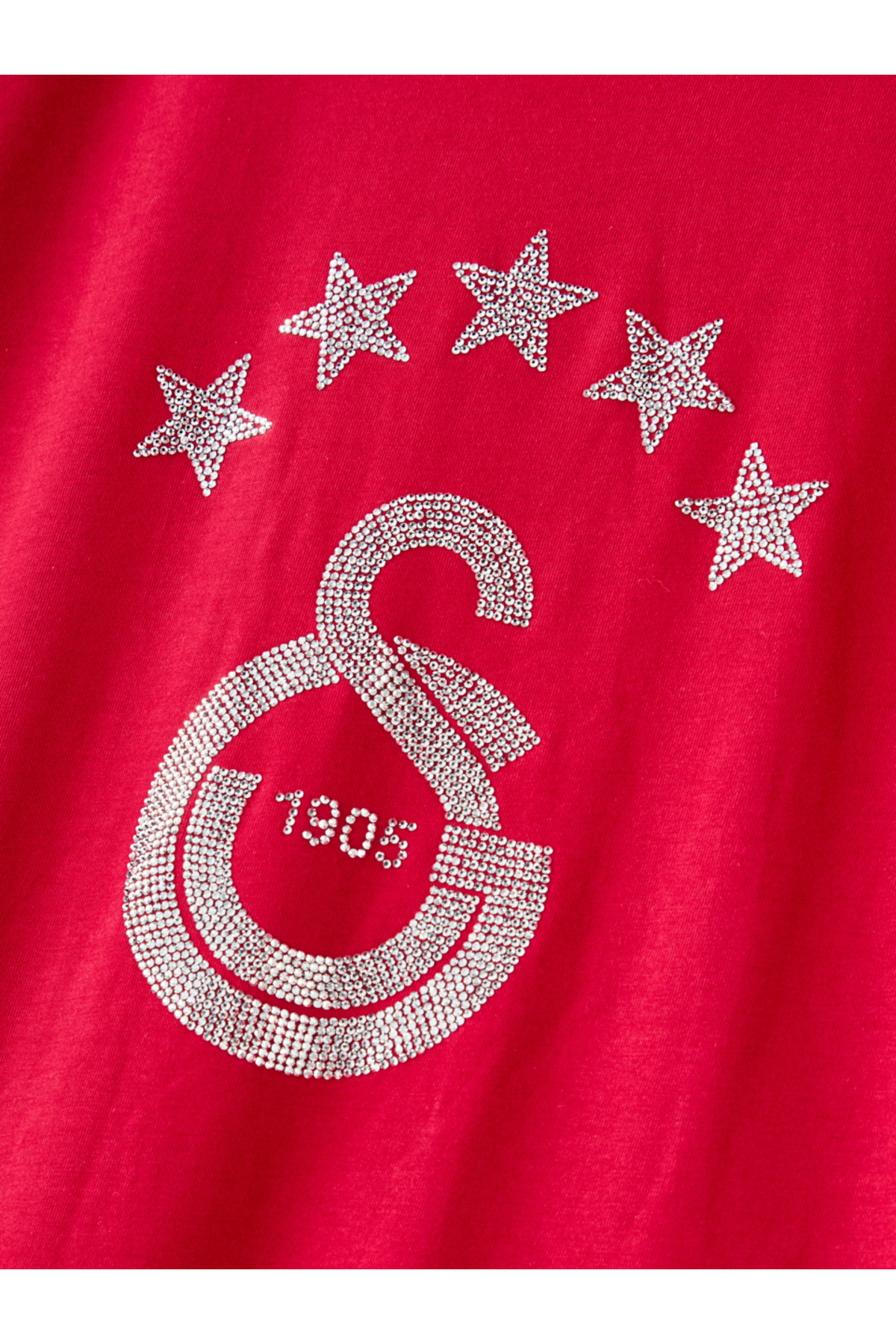 GSStore Galatasaray Kadın Taşlı T-Shirt K261164 görsel 3