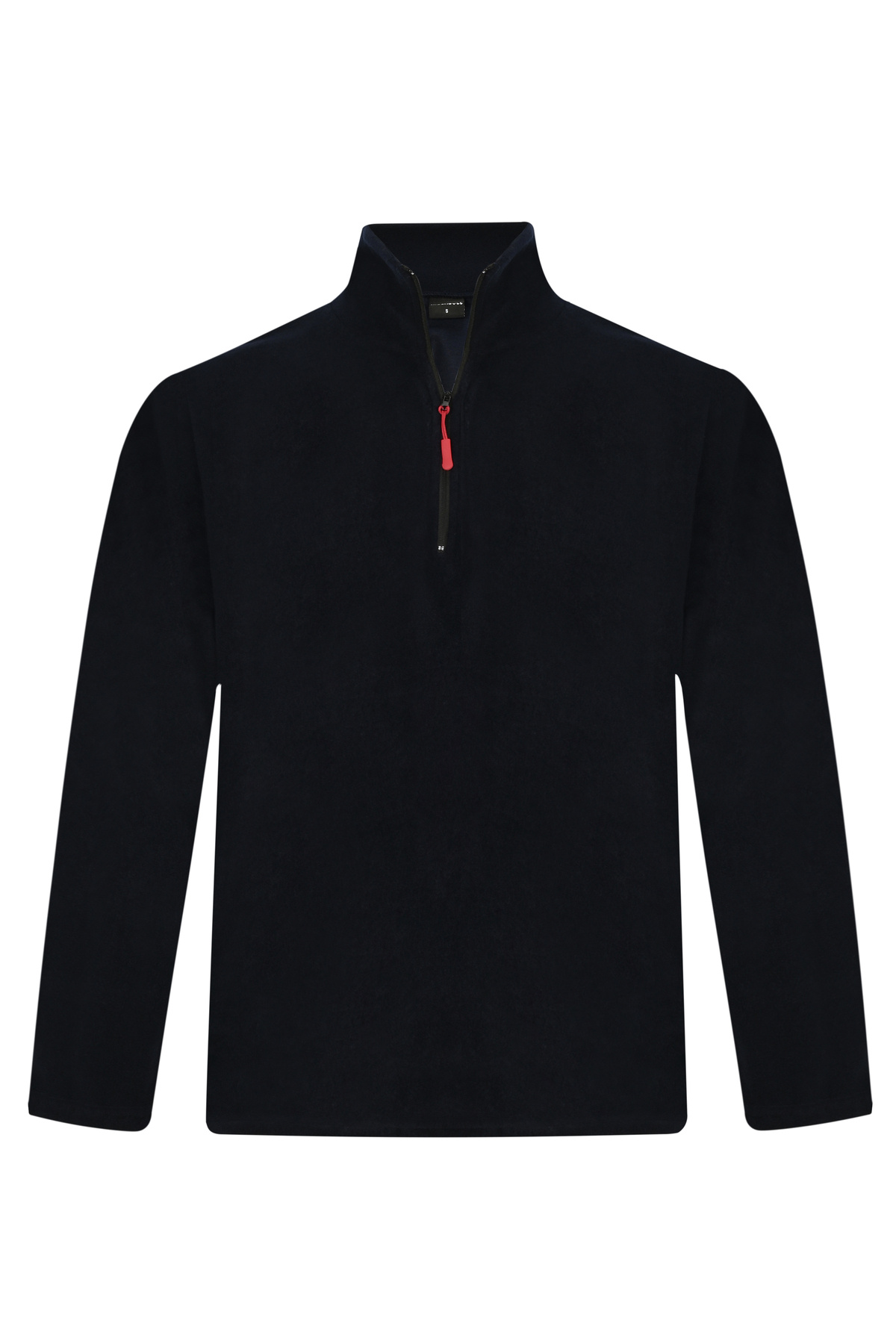 MOONBULL Erkek 3'lü Tüylenme Yapmaz Fit Bato Yaka Soğuk Geçirmez Polar Sweatshirt görsel 4