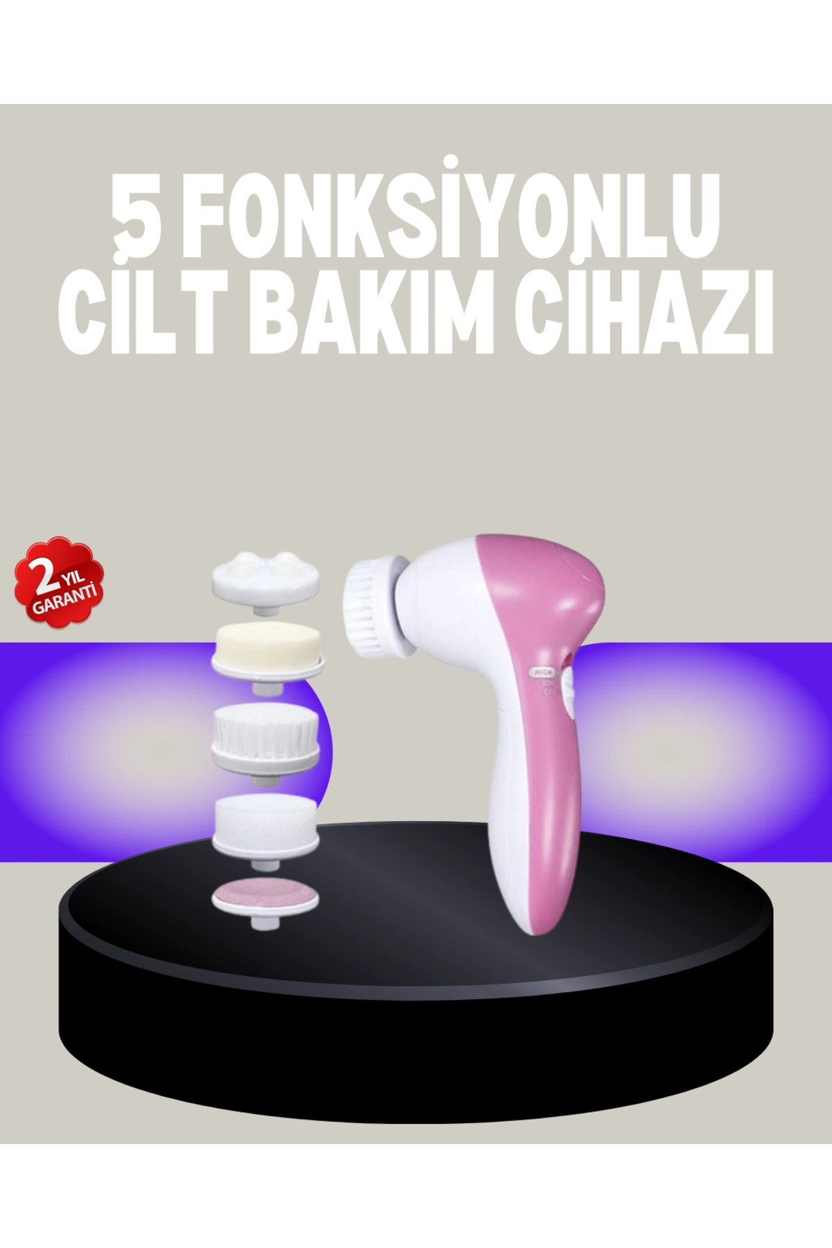 Genel Markalar جنرال مارک دستگاه پاکسازی صورت و ماساژ اسپا مجهز به برس — BU72-SFKXXUCZ5N1TEMZLEYC-5