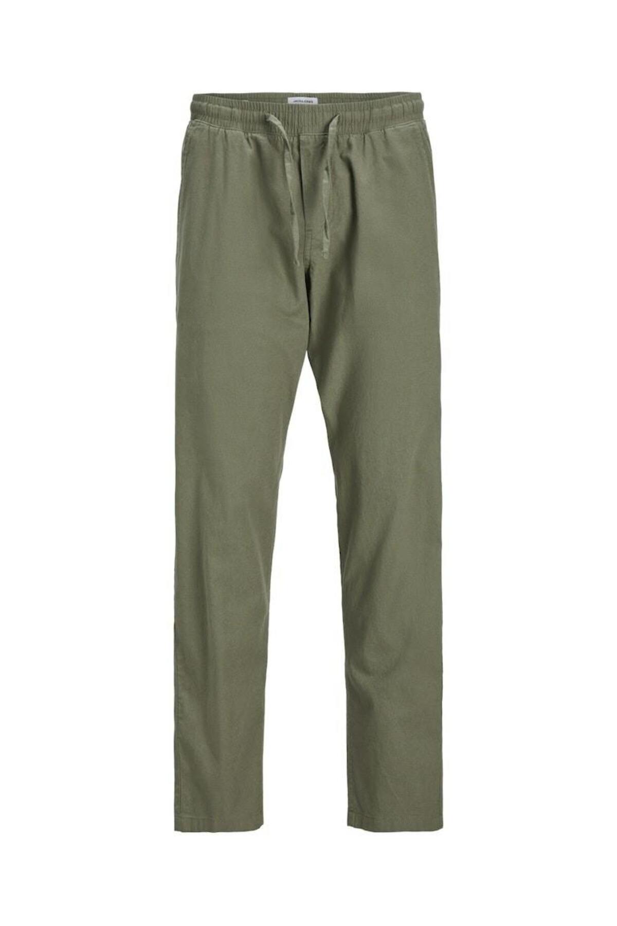 شلوار مردانه تابستانی سبز Jpstkane مدل Jogger Blend کد 12248606-Dustyoliv جک اند جونز شلوار Jack & Jones