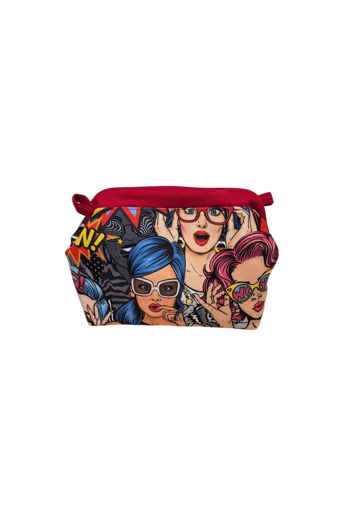 handedizayn Gizli Burslu Pop Art Kadın Clutch El Çantası görsel 2
