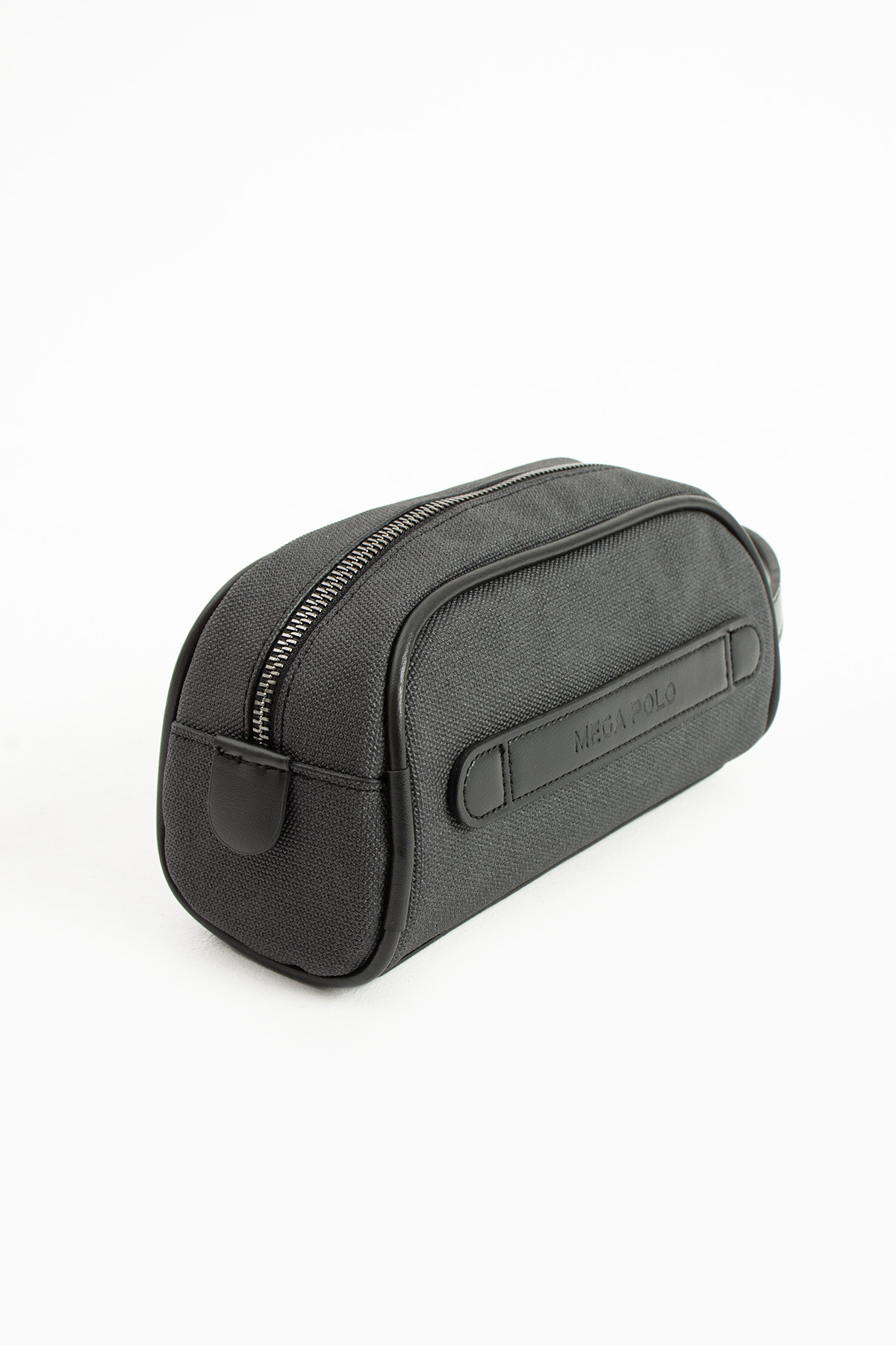 byhakan Mega 433 Erkek El Portföyü El Çantası Clutch Çanta Traş Çantası SİYAH-SİYAH görsel 4