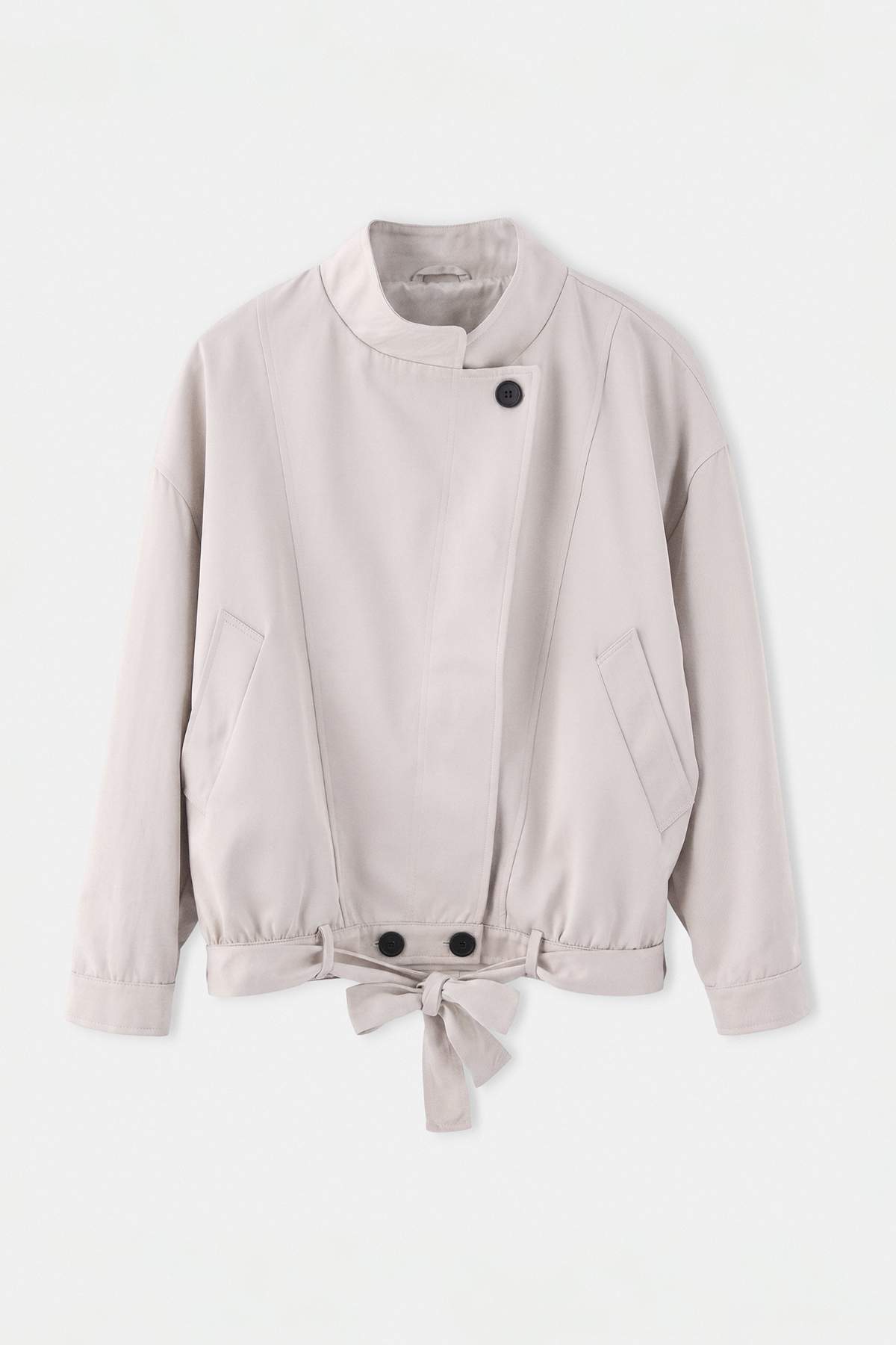 Trendyolmilla Ekru Oversize Kalıp Ceket Mont TWOAW27MO00092
