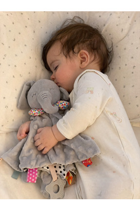 BBSKY Bebek Uyku Arkadaşı-Diş Kaşıyıcılı Güvenli Bebek Uyku Arkadaşı, Unisex ...