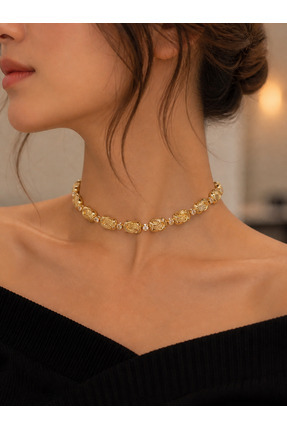 gozdeasutayaccessory Gold renk choker