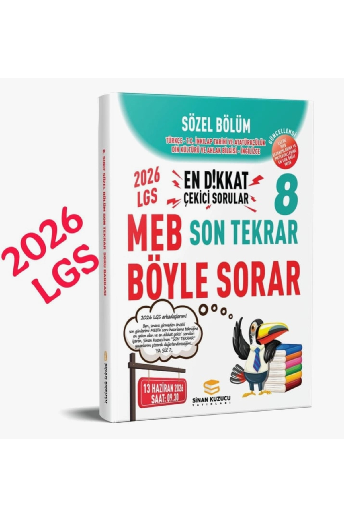 SİNAN KUZUCU YAYINLARI 2026 LGS SON TEKRAR SÖZEL SORU BANKASI - Fiyatı, Yorumları