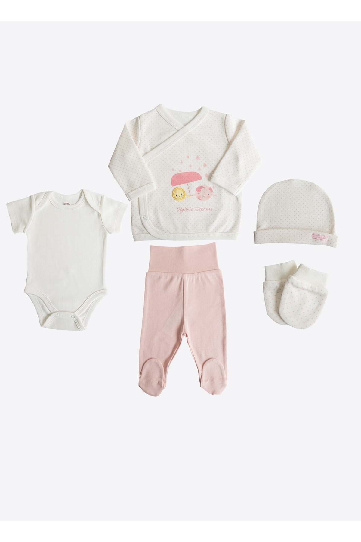 DKZ SUMMER KIT 開封済 kitikate Organik New Dreams 5'li Zıbın Set Pembe - Fiyatı, Yorumları