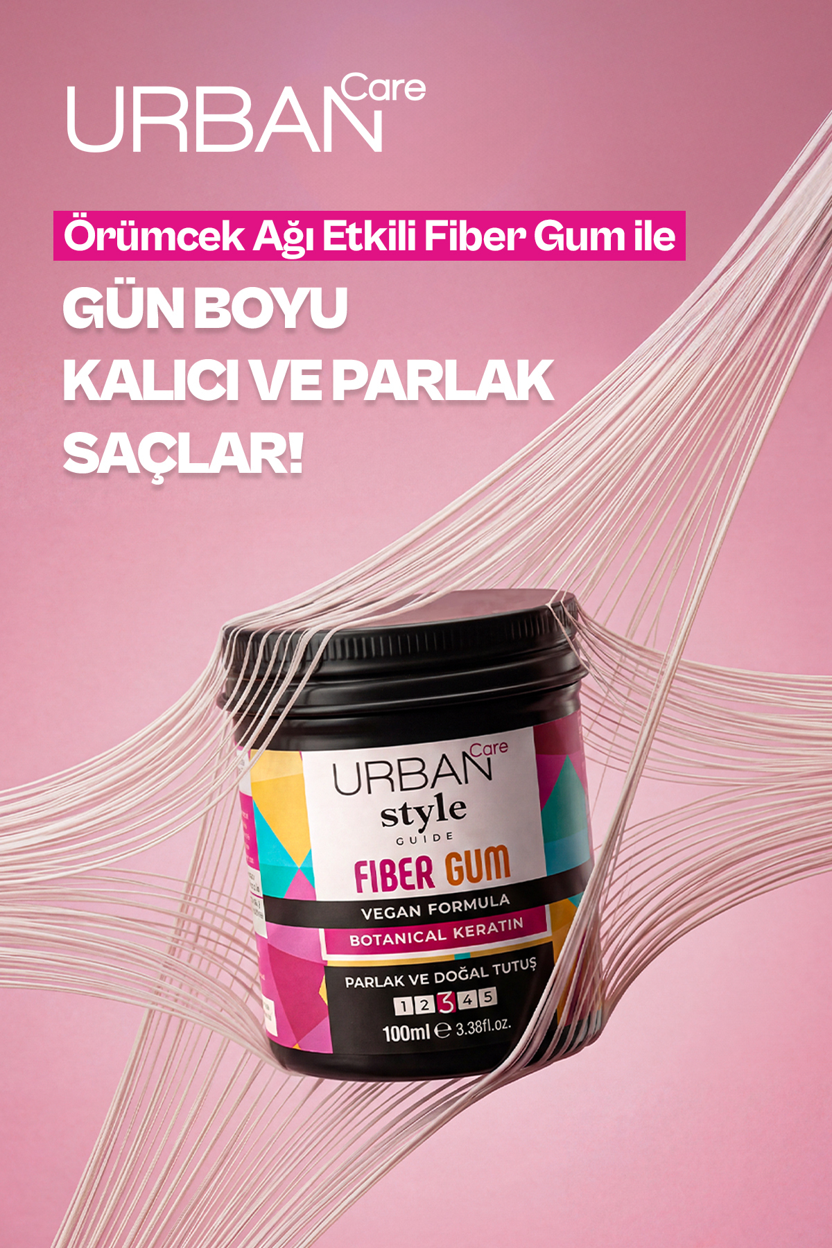 Style Guide Parlak Görünüm Sağlayan Fiber Gum Wax - Doğal Tutuş - Saç Sakızı - Spider Wax - 100ml — 8680690712944 — تصویر 4 از 8