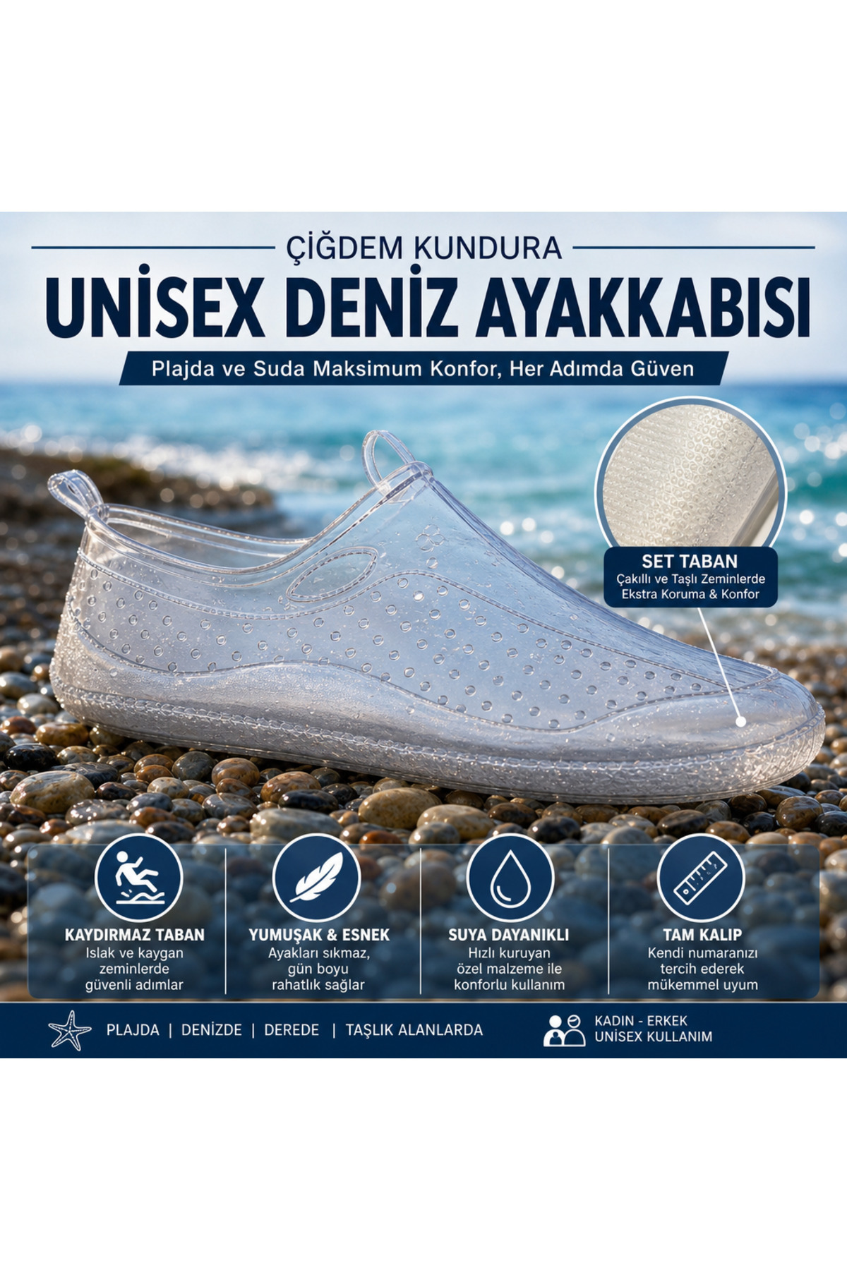ÇİĞDEM KUNDURA ÇİĞDEM DENİZ AYAKKABISI Unisex