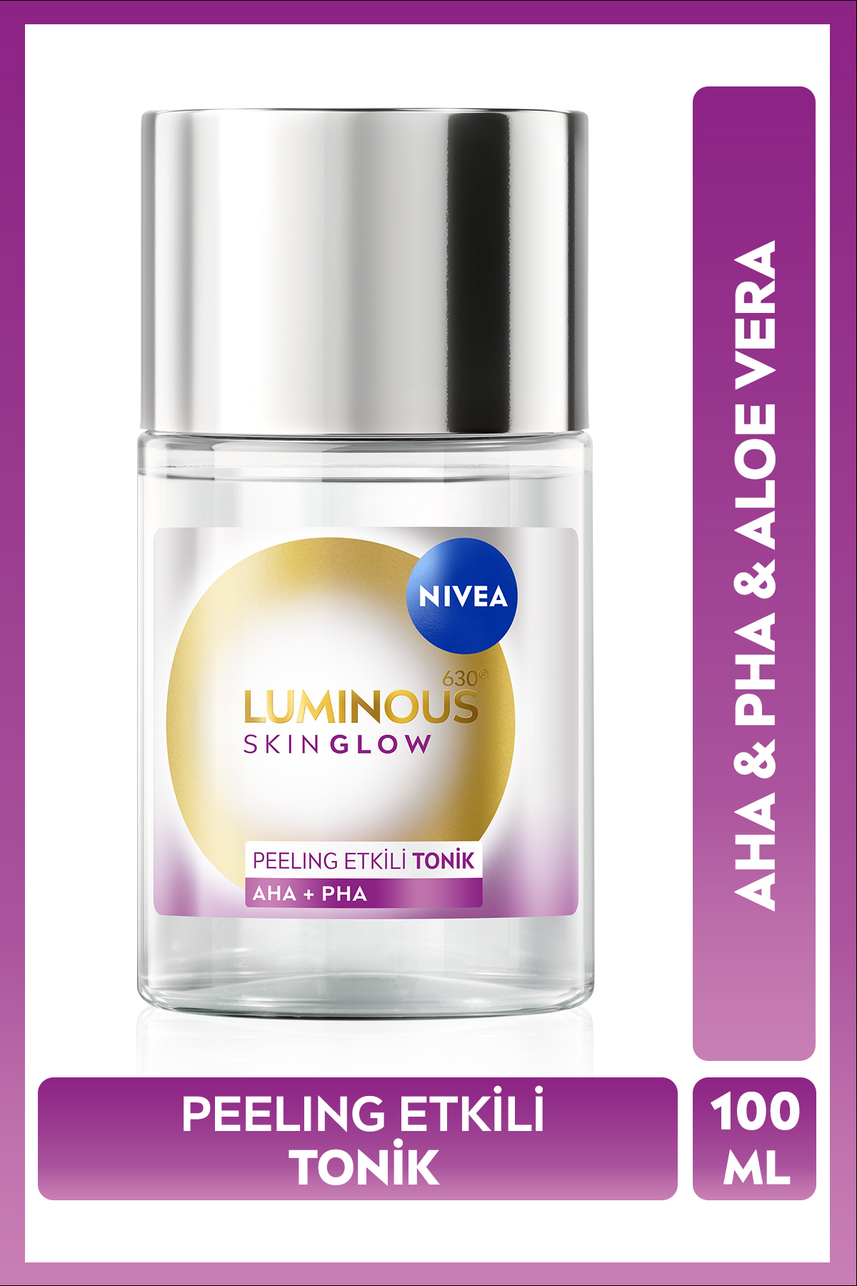 Luminous630 Skin Glow Anında Aydınlatıcı Serum Seti ve Peeling Etkili Tonik 100ml, Eşit Cilt Tonu — SET.NVE.1284 — تصویر 5 از 9