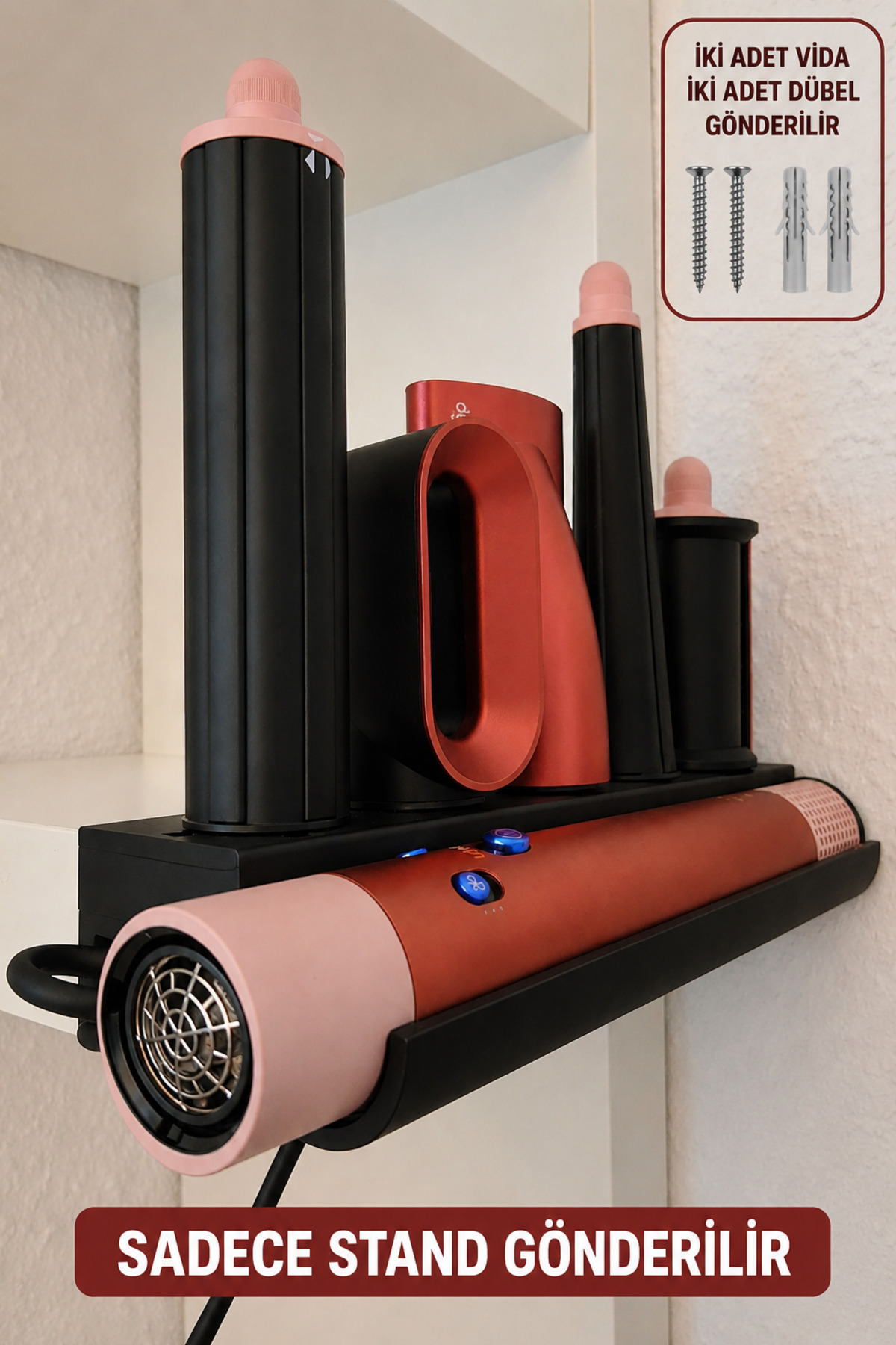 MEGY HOME SAÇ ŞEKİLLENDİRİCİ STANDI DYSON Airwrap SİYAH - Fiyatı