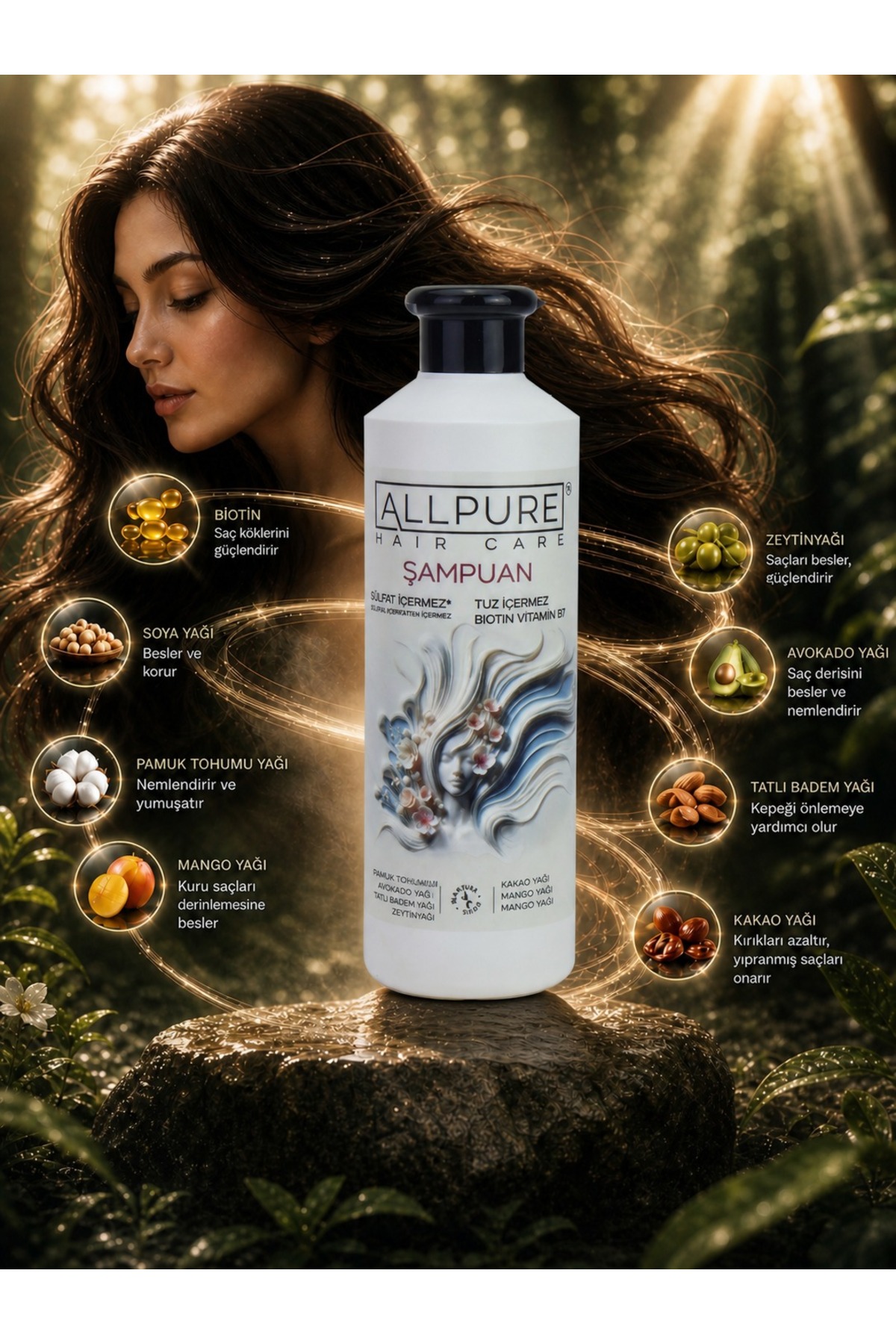Hair Care Seti (Şampuan + Saç Kremi) — ALL-SM-SK-01 — تصویر 4 از 8