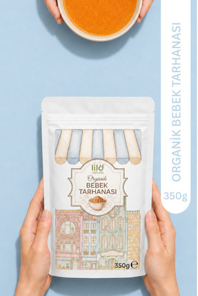 Lilo Natural Organik Bebek Tarhanası 350 g – Kilitli Ambalaj, Bebeklere Özel ...