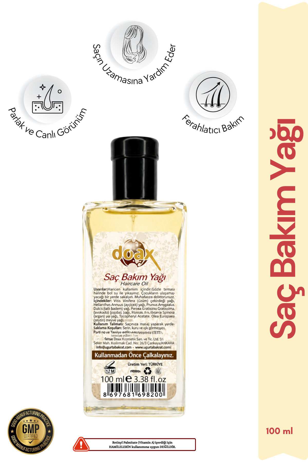 DOAX Saç Bakım Yağı — D060