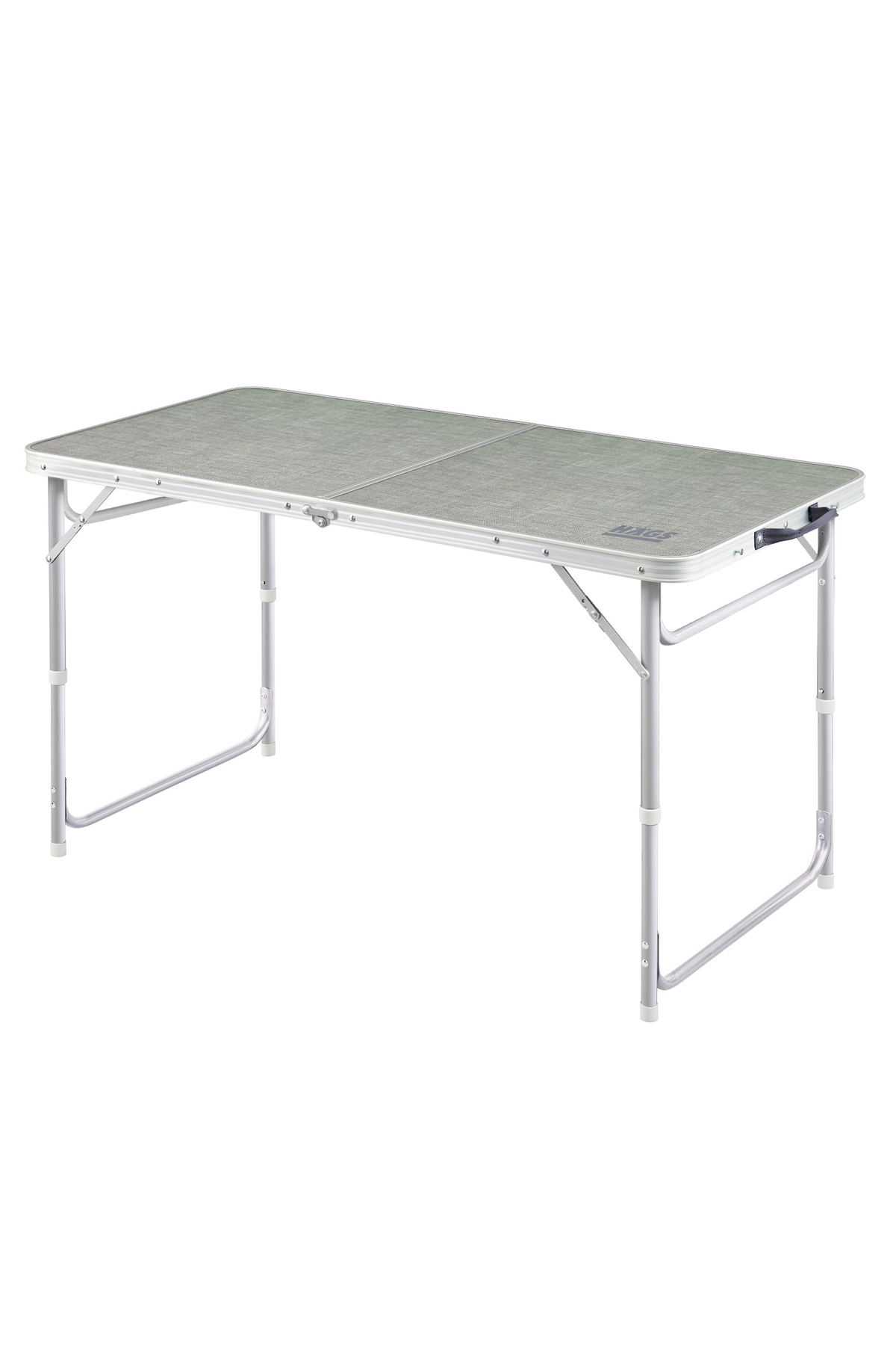 Portatif Kamp Masası, 3 Yükseklik Ayarlı, Katlanır Piknik Masası, Kolay Taşınabilir Alüminyum Masa - 120x60 - Kumaş Desenli