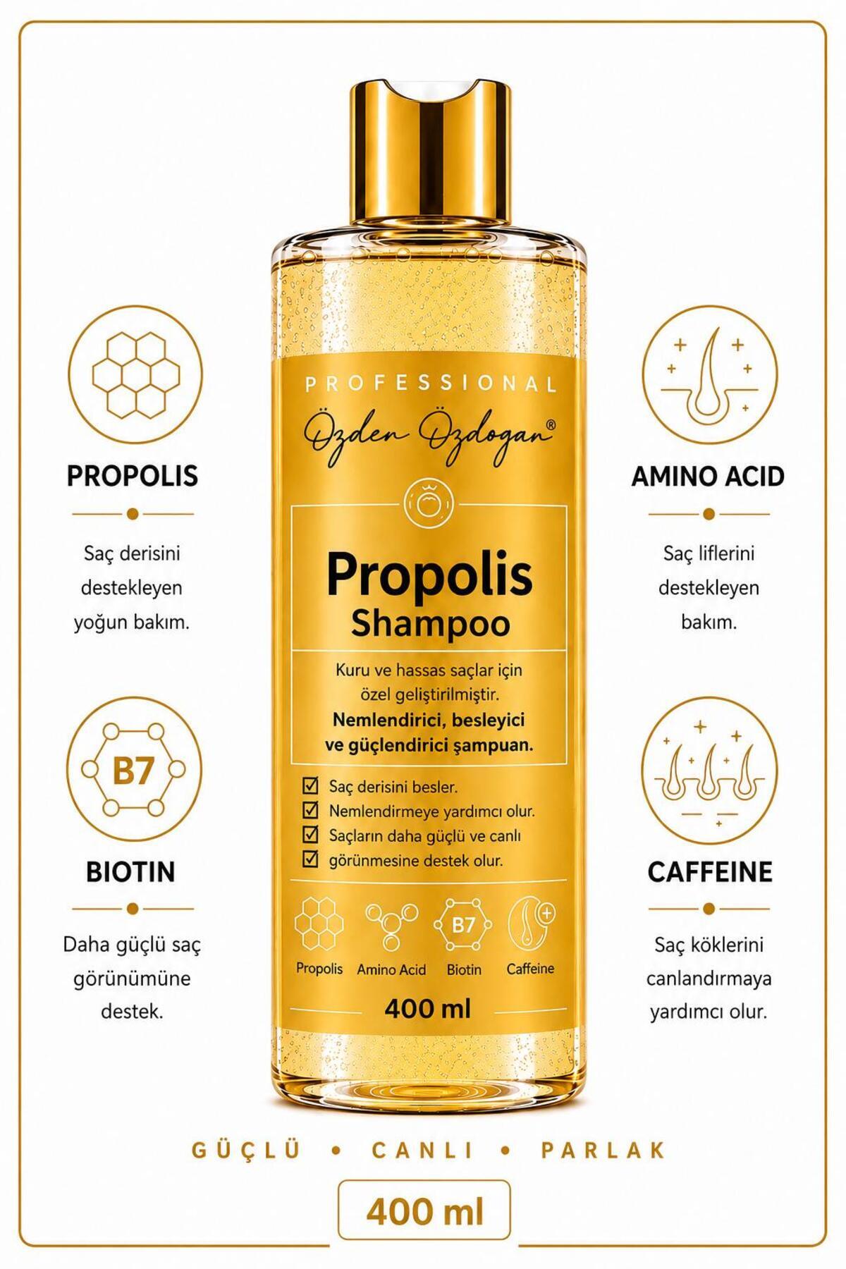 ÖZDEN ÖZDOĞAN Nemlendirici Besleyici Güçlendirici Propolis Şampuan - 400 ml - Fiyatı, Yorumları