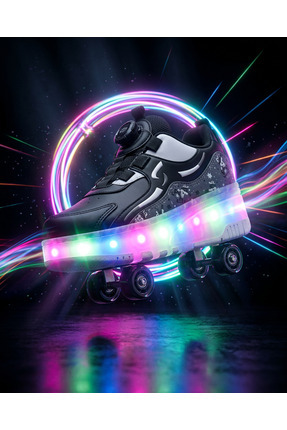 ROCKY PATENLİ IŞIKLI SPOR AYAKKABISI & TEKERLEKLİ SNEAKERS