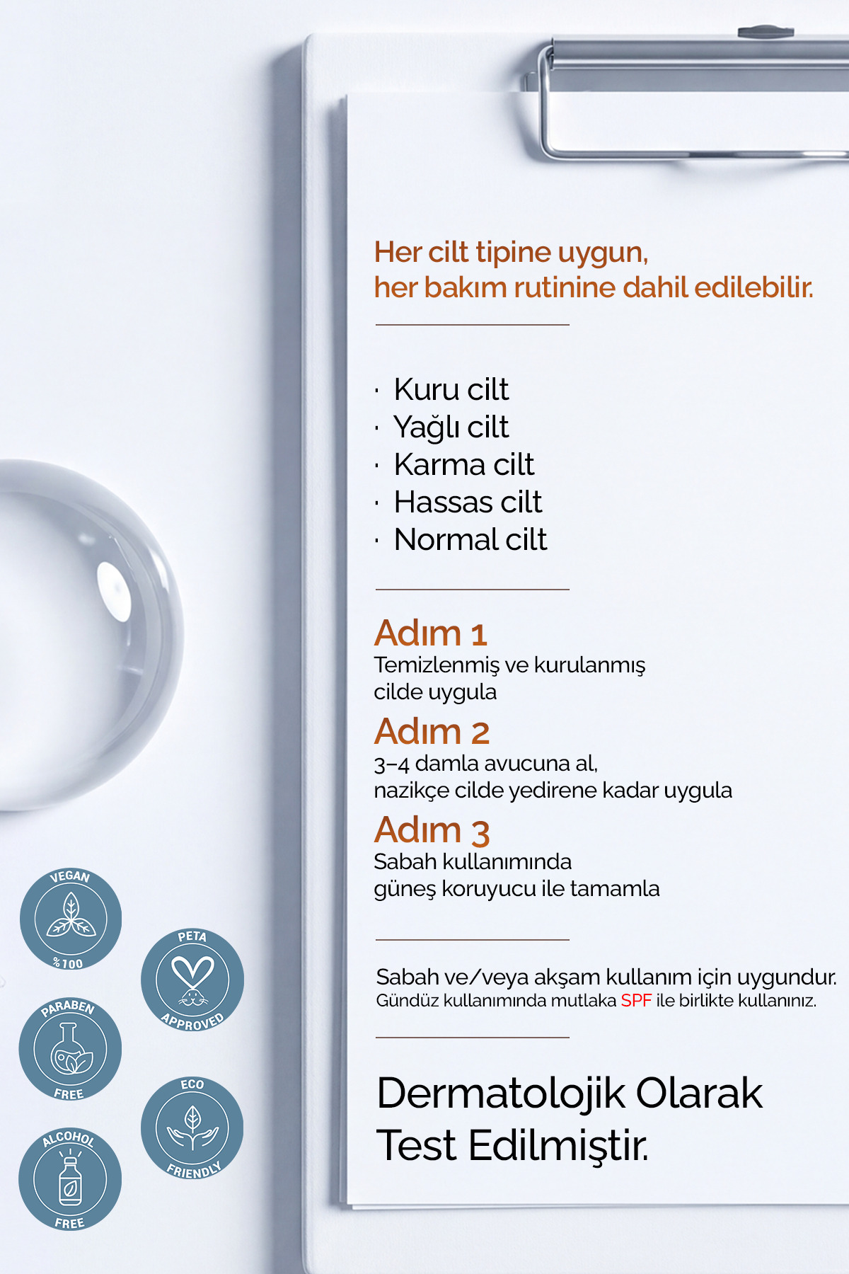 Liposomal C Vitamini Serumu – Leke Karşıtı & Aydınlatıcı Yüz Serumu 30 ml — MİN5087 — تصویر 7 از 8