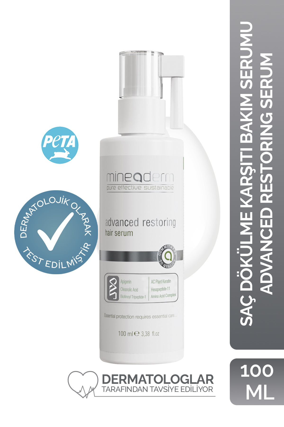 mineaderm Saç Dökülme Karşıtı Bakım Serumu / Advanced Restoring Hair Serum 100 ml — 8680525350594
