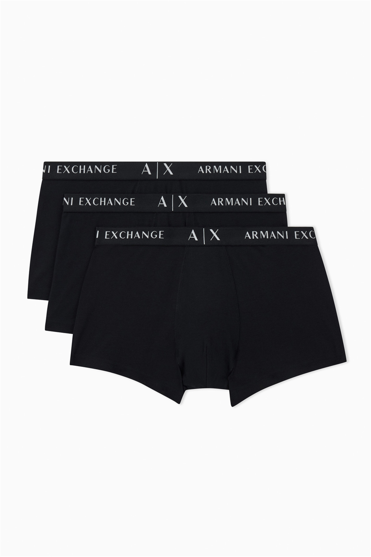 شورت بوکسور مردانه سه عددی، مشکی آرمانی اکسچنج باکسر Armani Exchange