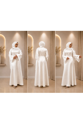 Butik DİVA BEYAZ ELBİSE