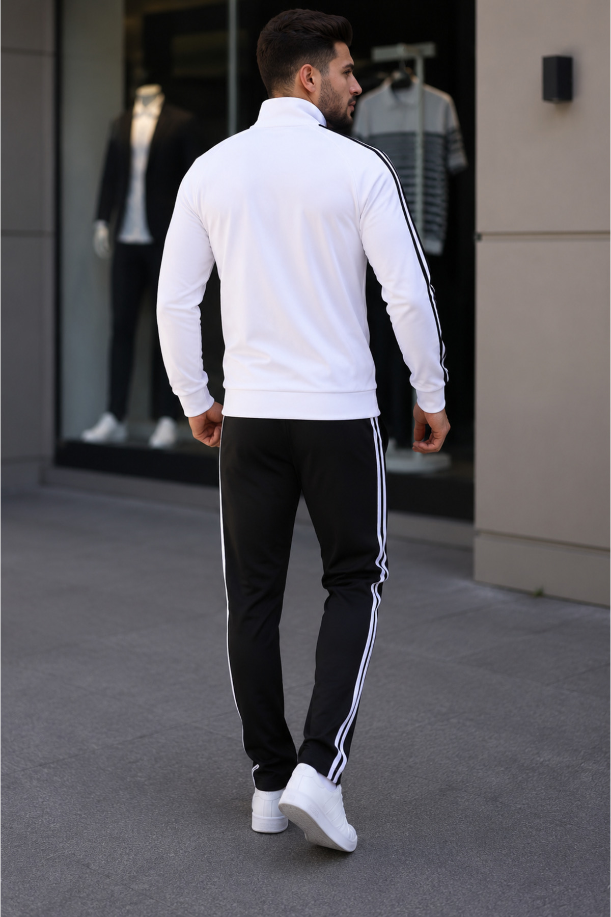 wesley wear YENİ SEZON EŞOFMAN TAKIMI .BEYAZ görsel 3