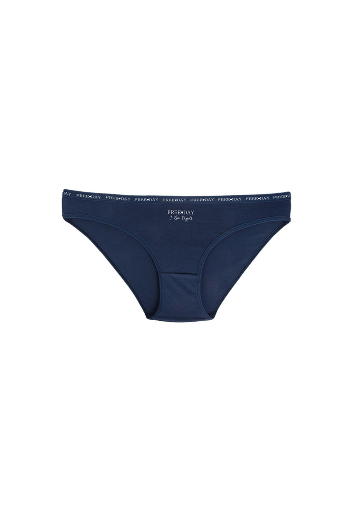 Dominant Kadın Çamaşır Pamuklu Renkli BİKİNİ Külot 7'li Paket görsel 7