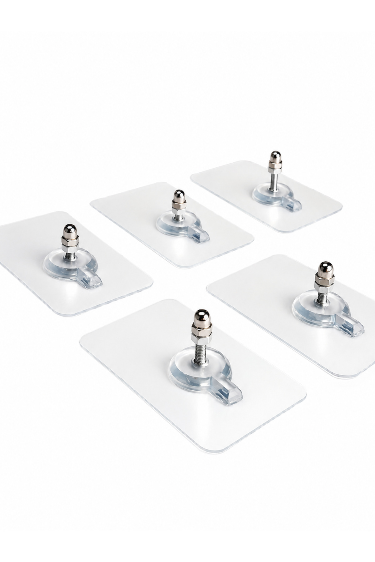 10 Pieces Adhesive Hanger Nail Transparent Strong BHL Without Damaging the Wall Without Drilling