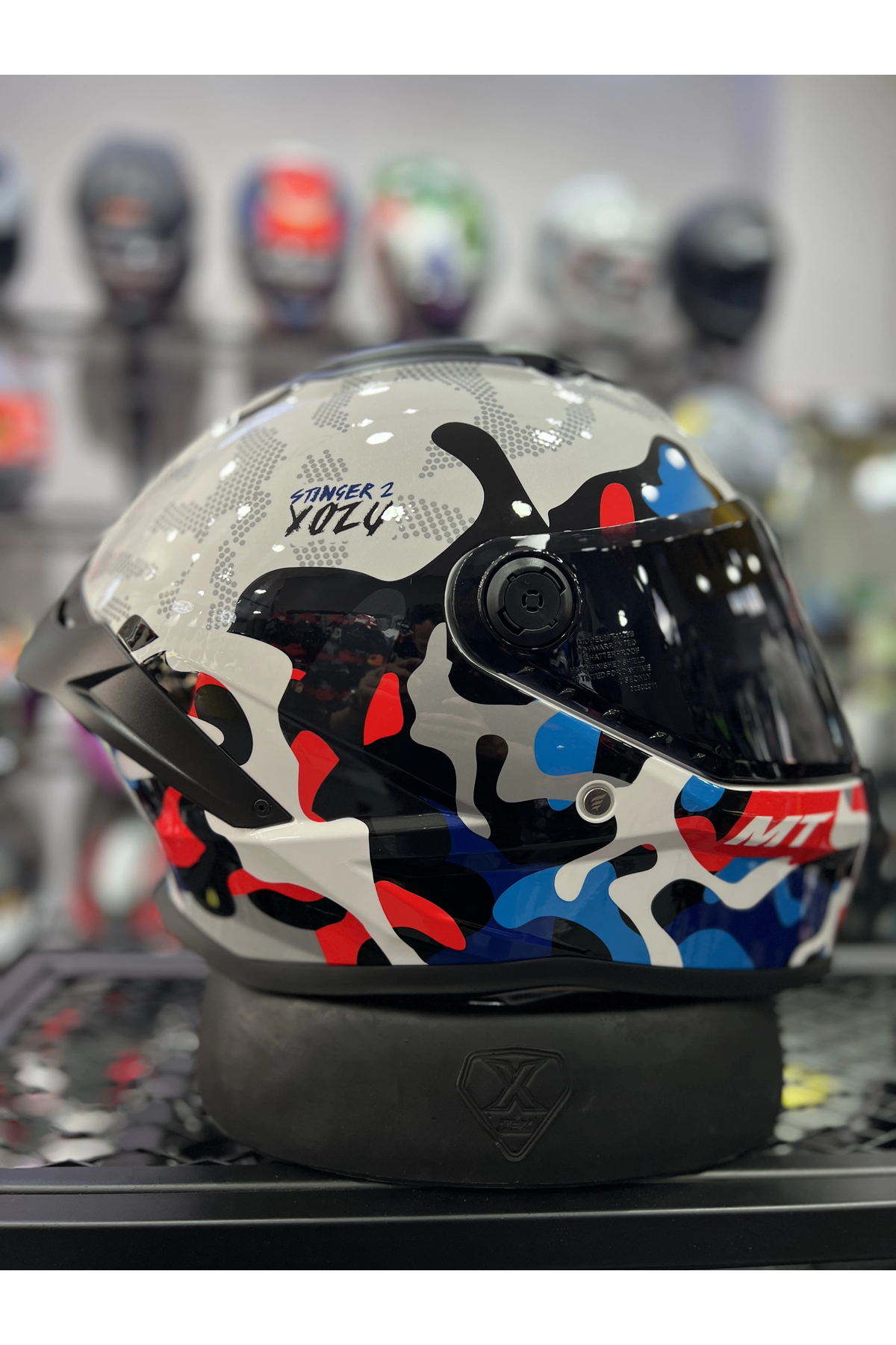 MT Helmets Stinger 2 Yozu Kask (+1 Siyah Vizör)