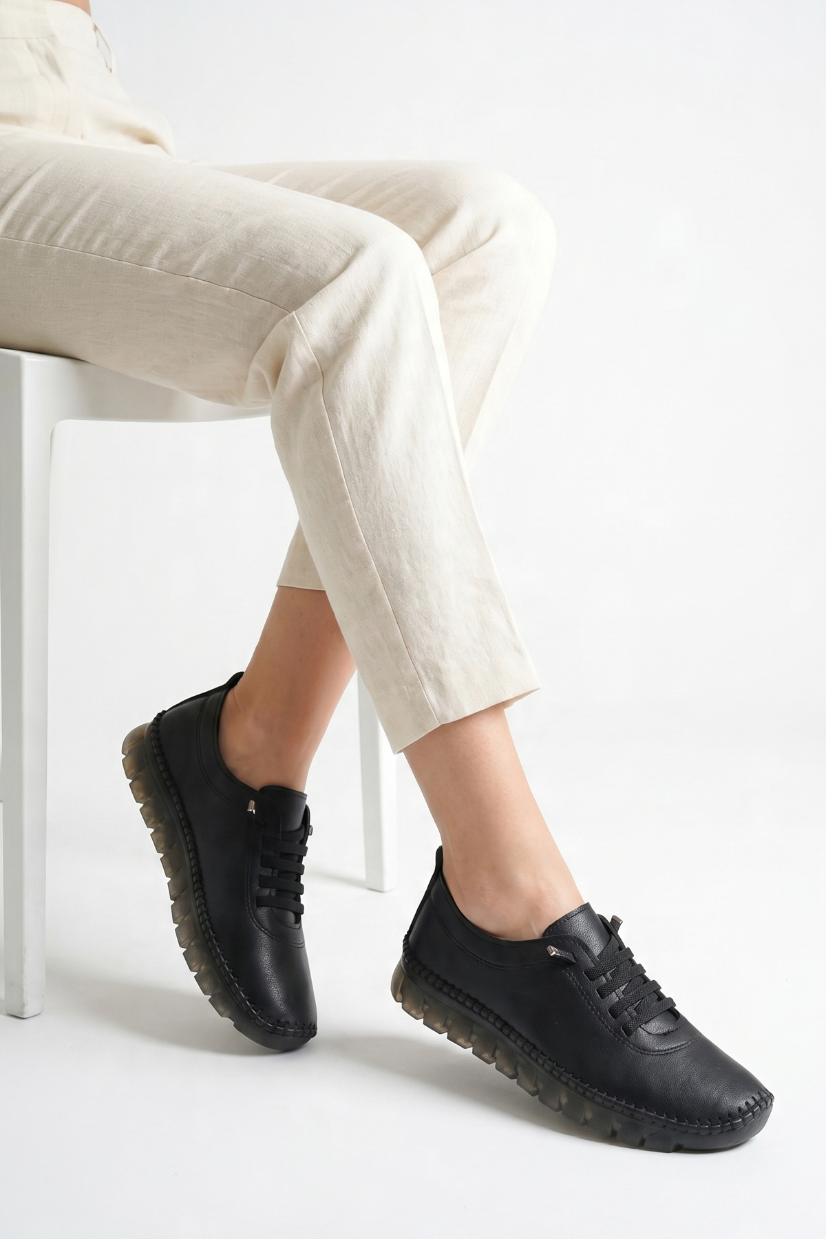 SH SİLVER MODA Kadın Ortopedik günlük yumuşak Casual Ayakkabı görsel 2