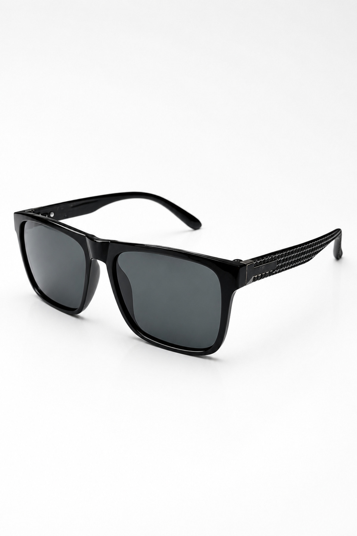 Eyesofia Angeles Yüksek Kalite Kemik Siyah Uv400 Filtreli Ultra Hafif Unisex Güneş Gözlüğü görsel 3