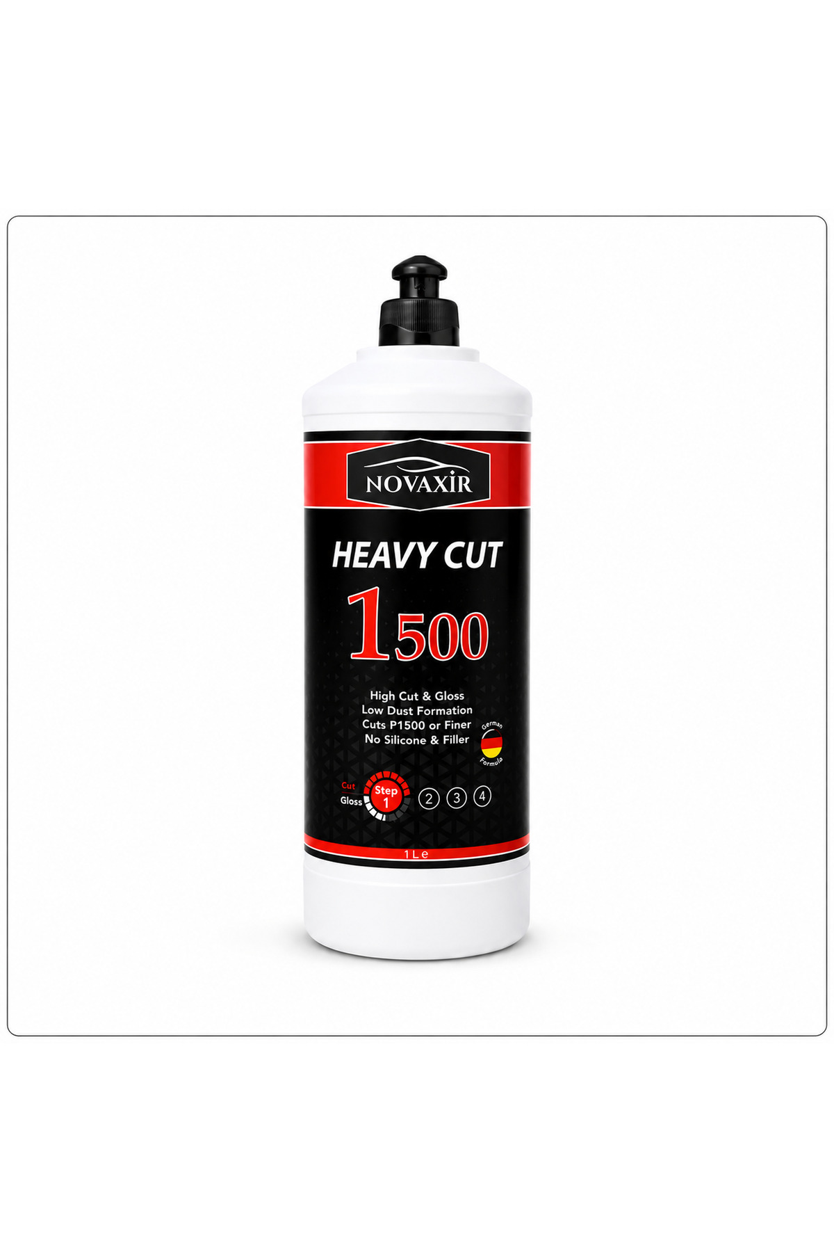 novaxir Heavy Cut 1500 Çizik Çıkarıcı Kalın Pasta, 1l, Silikon