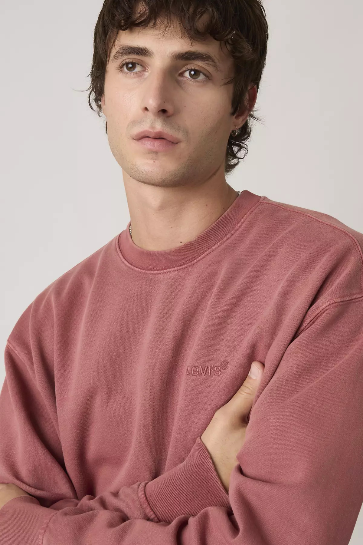 سویشرت یقه گرد طرح اصلی و راحت - A9244-0041 لیوایز سویشرت Levi's
