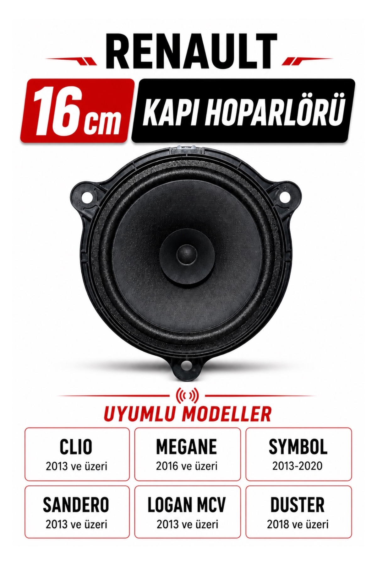 OEM Renault Dacia 16 Cm. Hoparlör Symbol Clio Megane Dokker Duster
