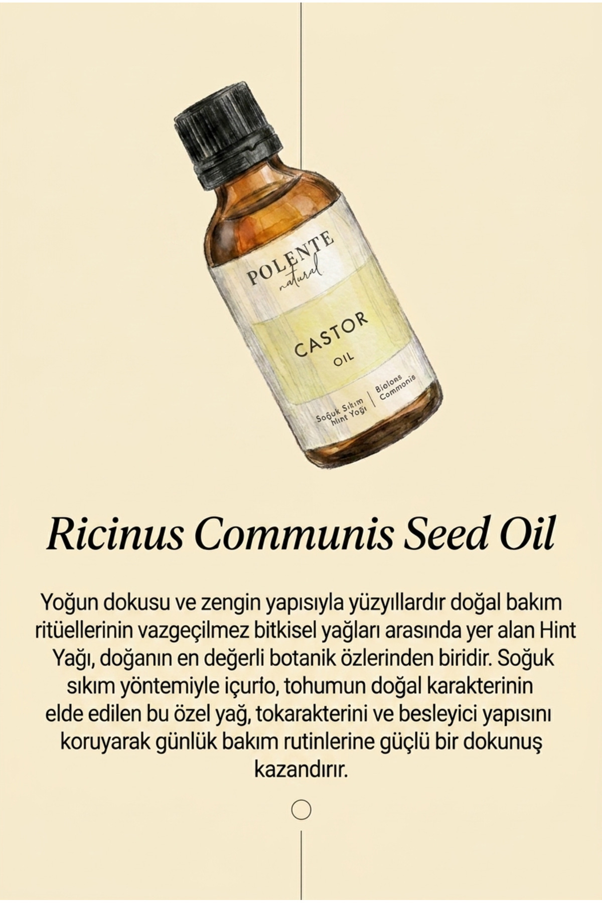 Hint Yağı - Soğuk Sıkım (50 ml) — Ricinus Communis Seed Oil — تصویر 3 از 5