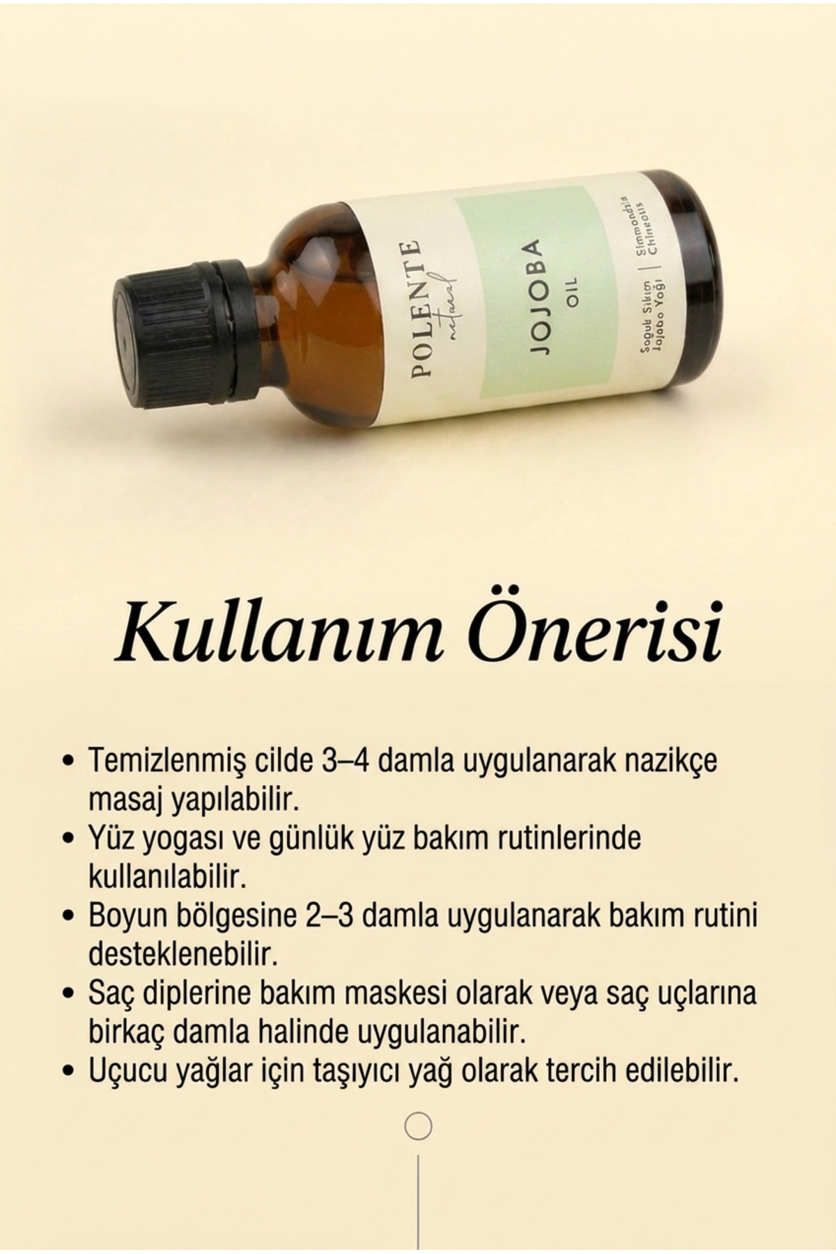 Jojoba Yağı - Soğuk Sıkım 50 ml — TYCDNSAHHN168928263475127 — تصویر 5 از 5