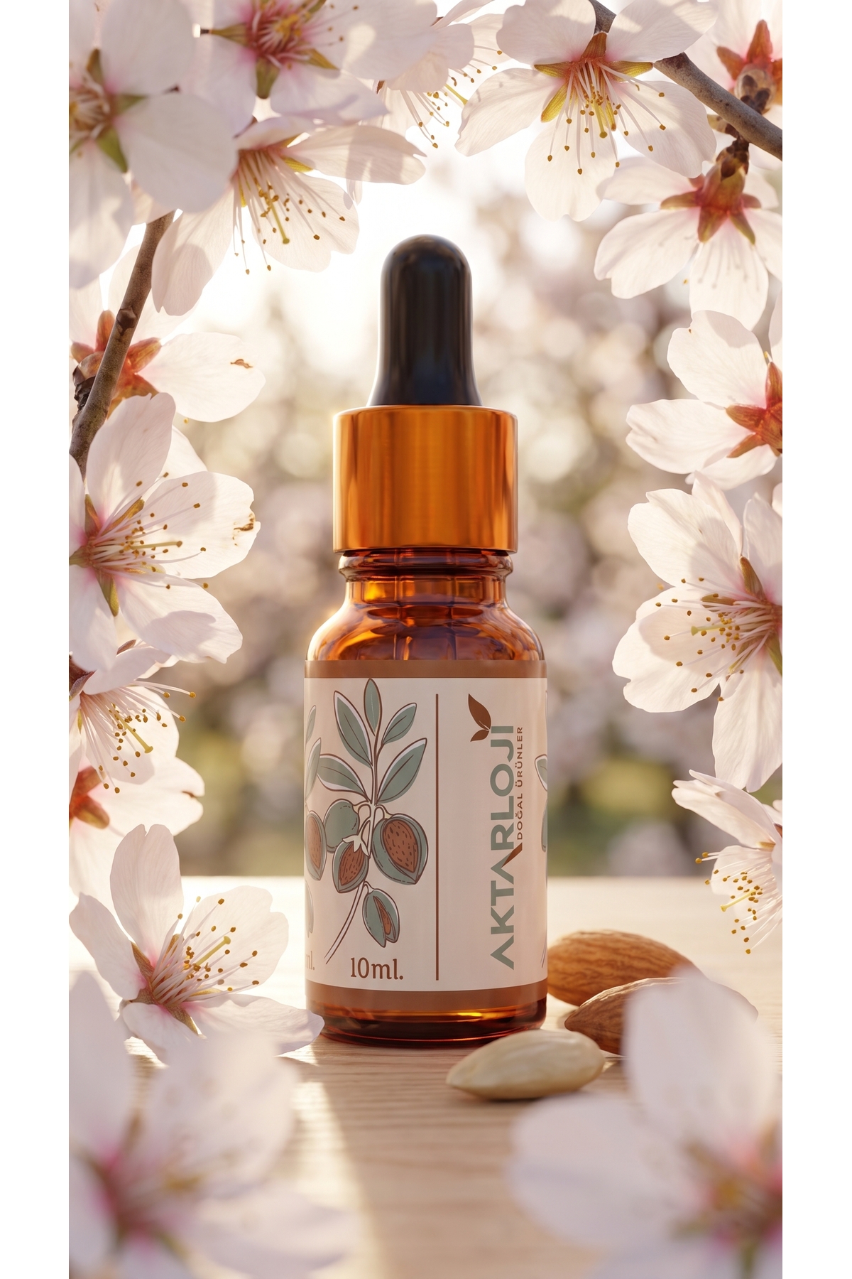 Tatlı Badem Yağı 10 ml / Soğuk Sıkım / %100 Saf Ve Doğal / Sweet Almond Oil — A1-Tatlı-Badem-yag-10 — تصویر 7 از 7