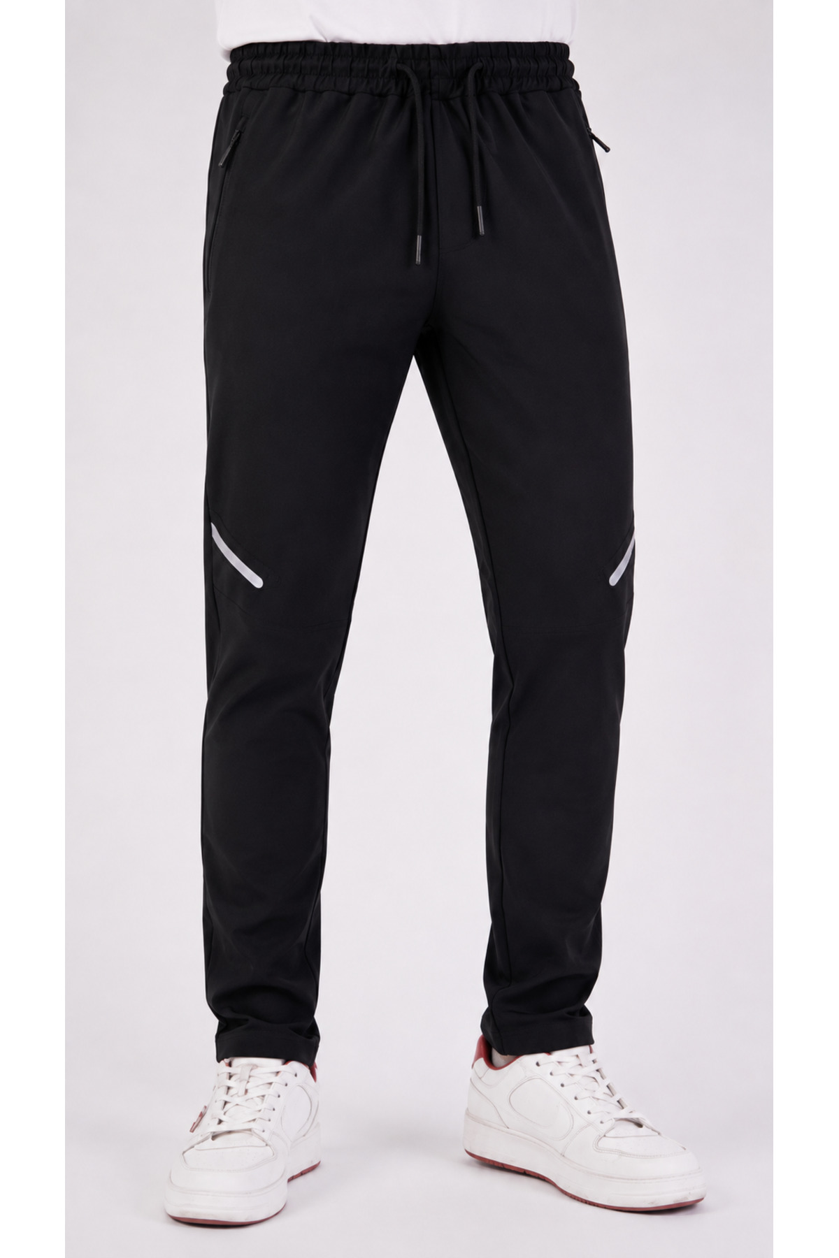 Demente Paraşüt Kumaş Slim Fit Gym ve Fitness Eşofman Altı (bir beden büyük alınız.) görsel 4