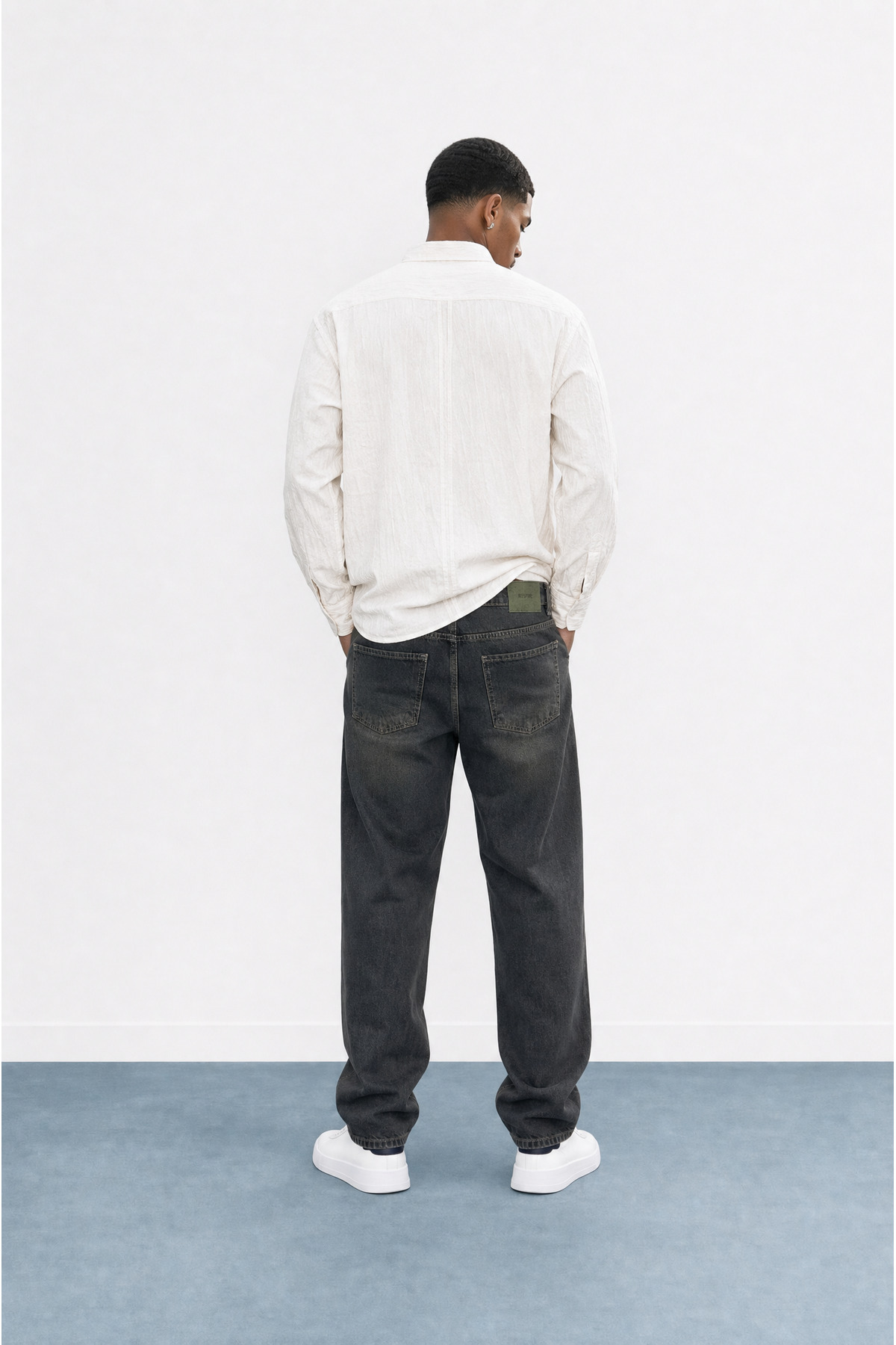 Respire Erkek Washed Baggy Pantolon Tint Mavi görsel 6