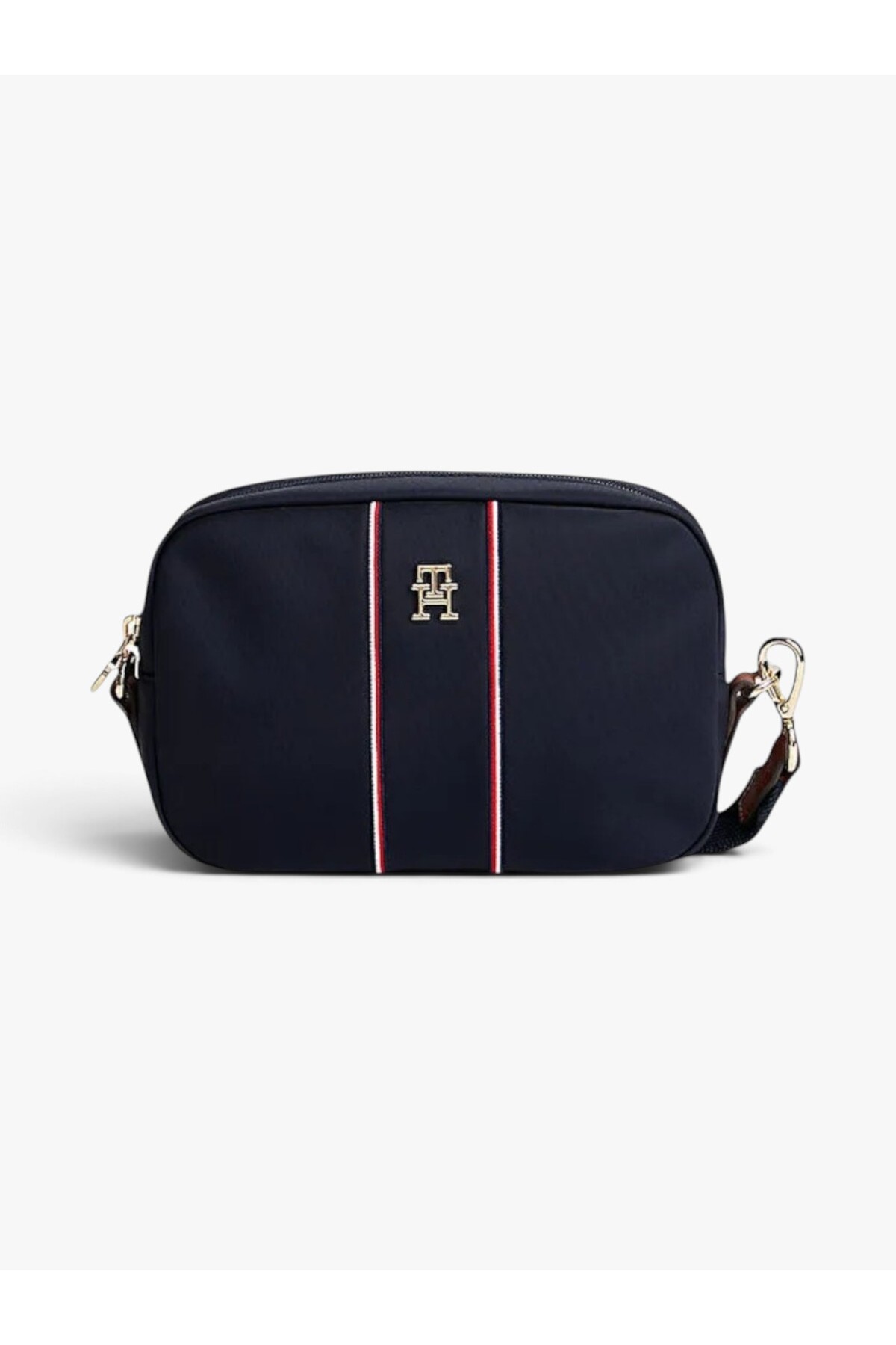 1_org_zoom Kadın Lacivert Omuz Çantası (AW0AW17710-0GY) Tommy Hilfiger تامی هیلفیگر اورجینال - تصویر 1
