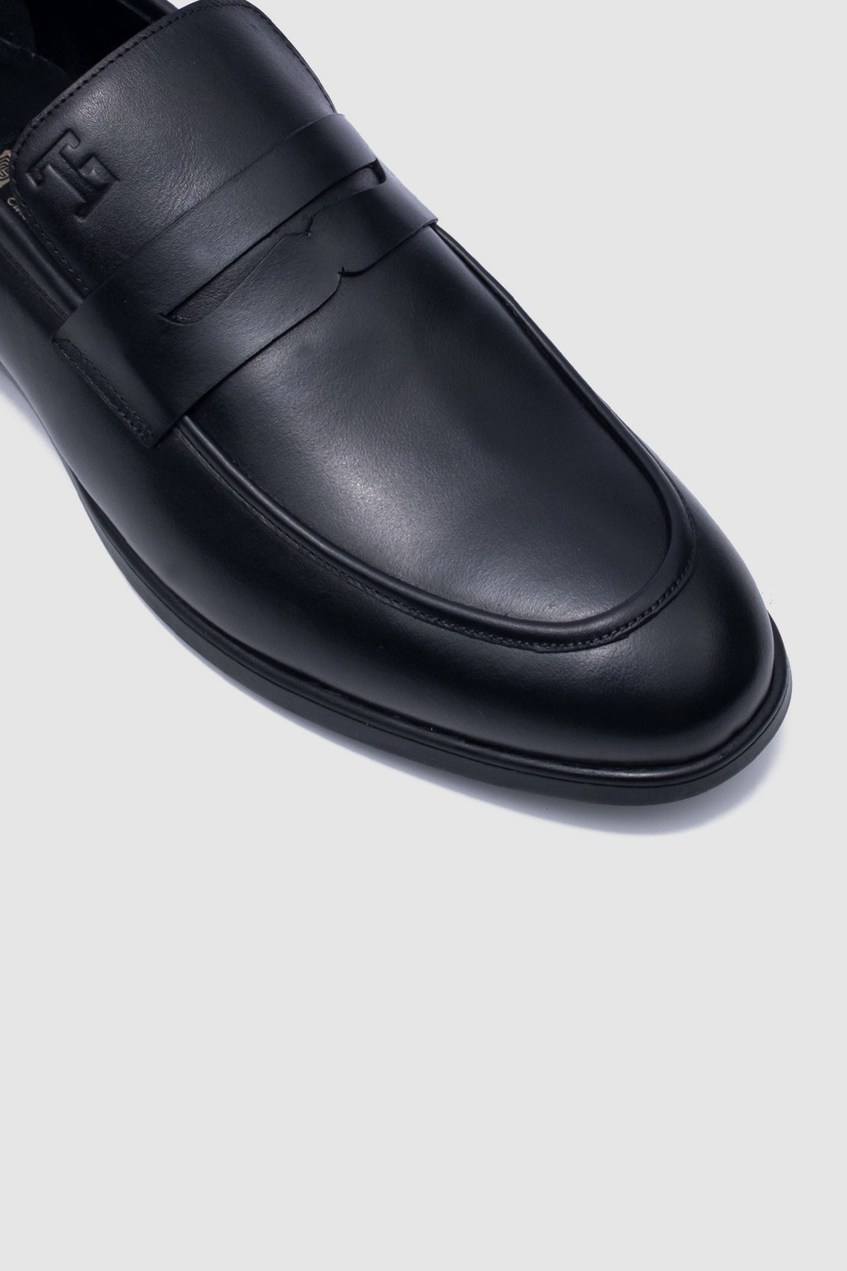 TOGO Siyah Erkek Klasik Penny Loafer Ayakkabı [TG052330] görsel 3