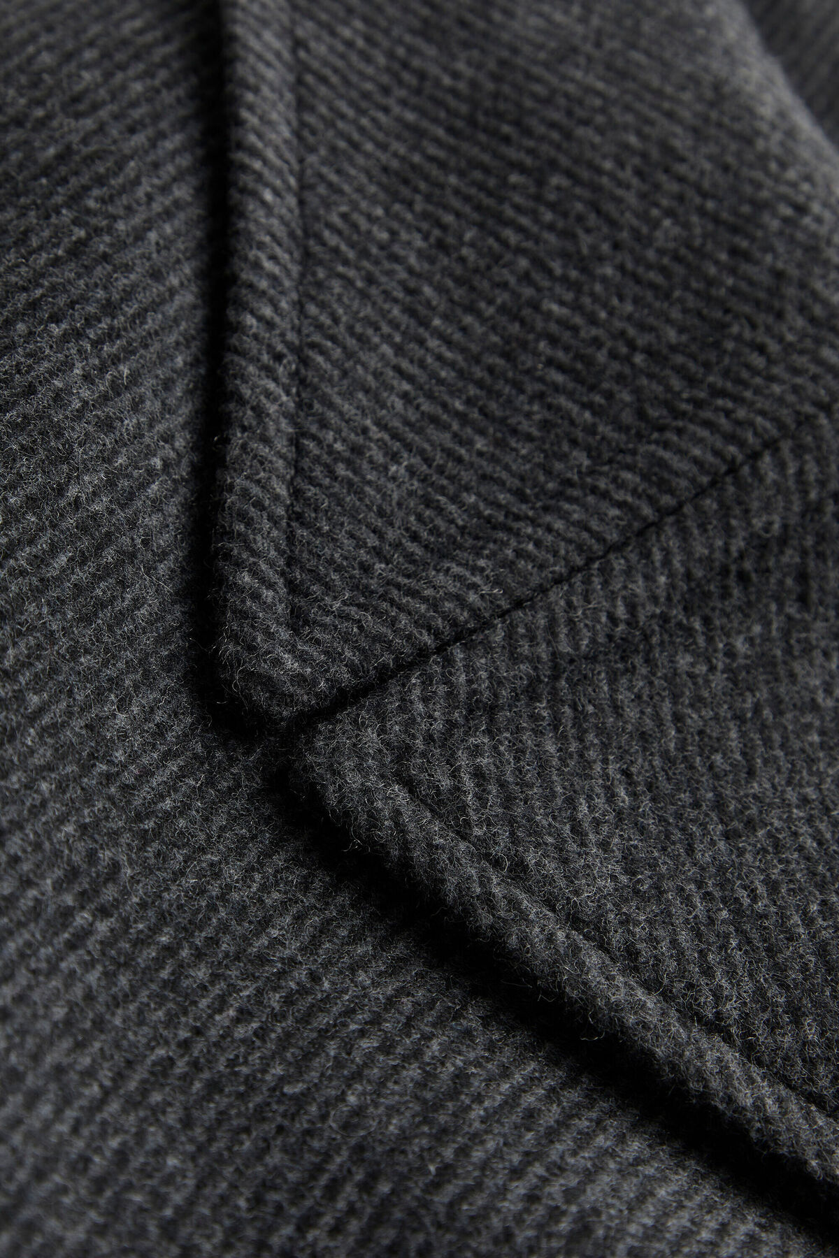 W Collection Antrasit Palto görsel 5